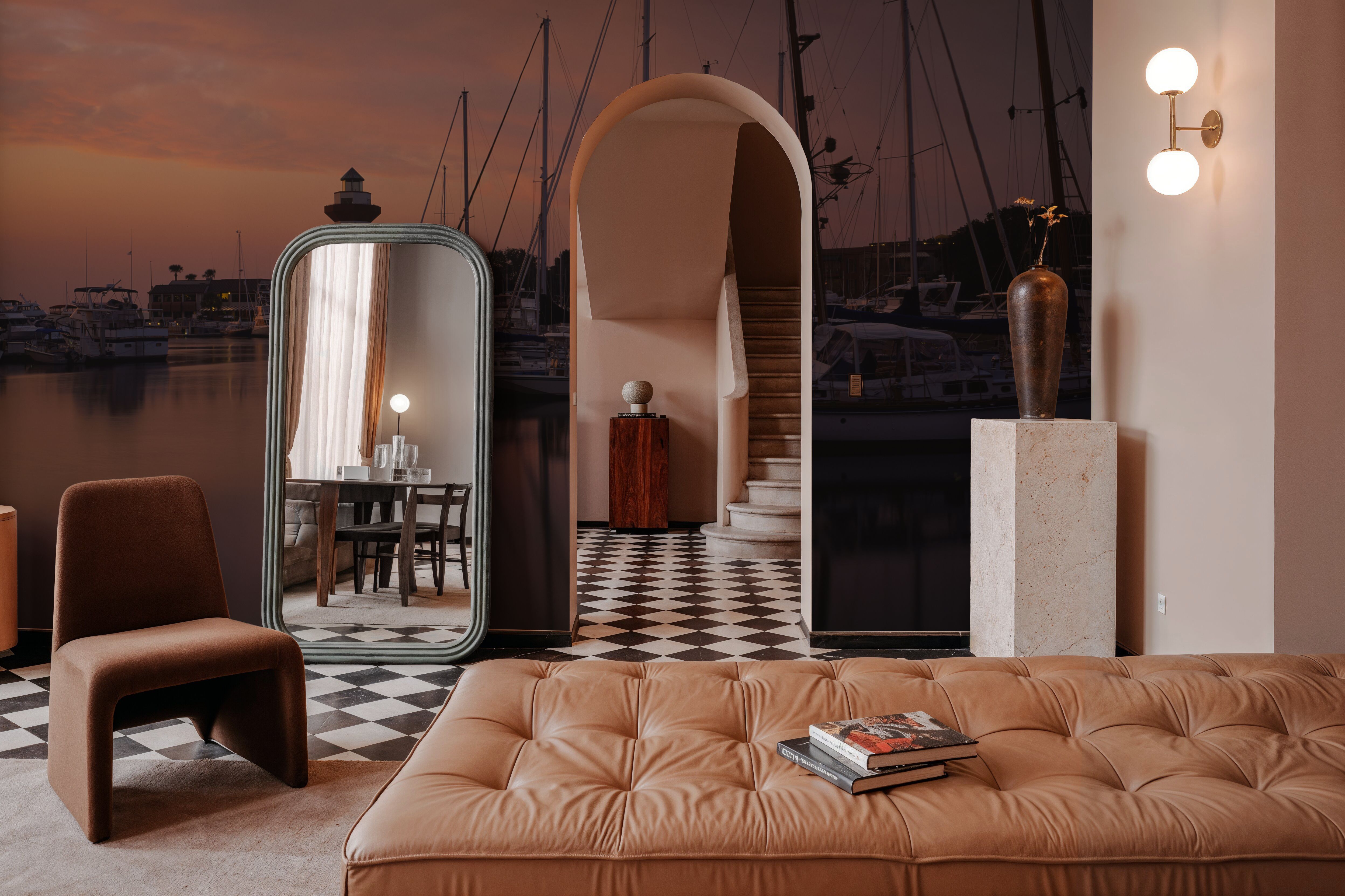 Harbor Lighthouse Sunset