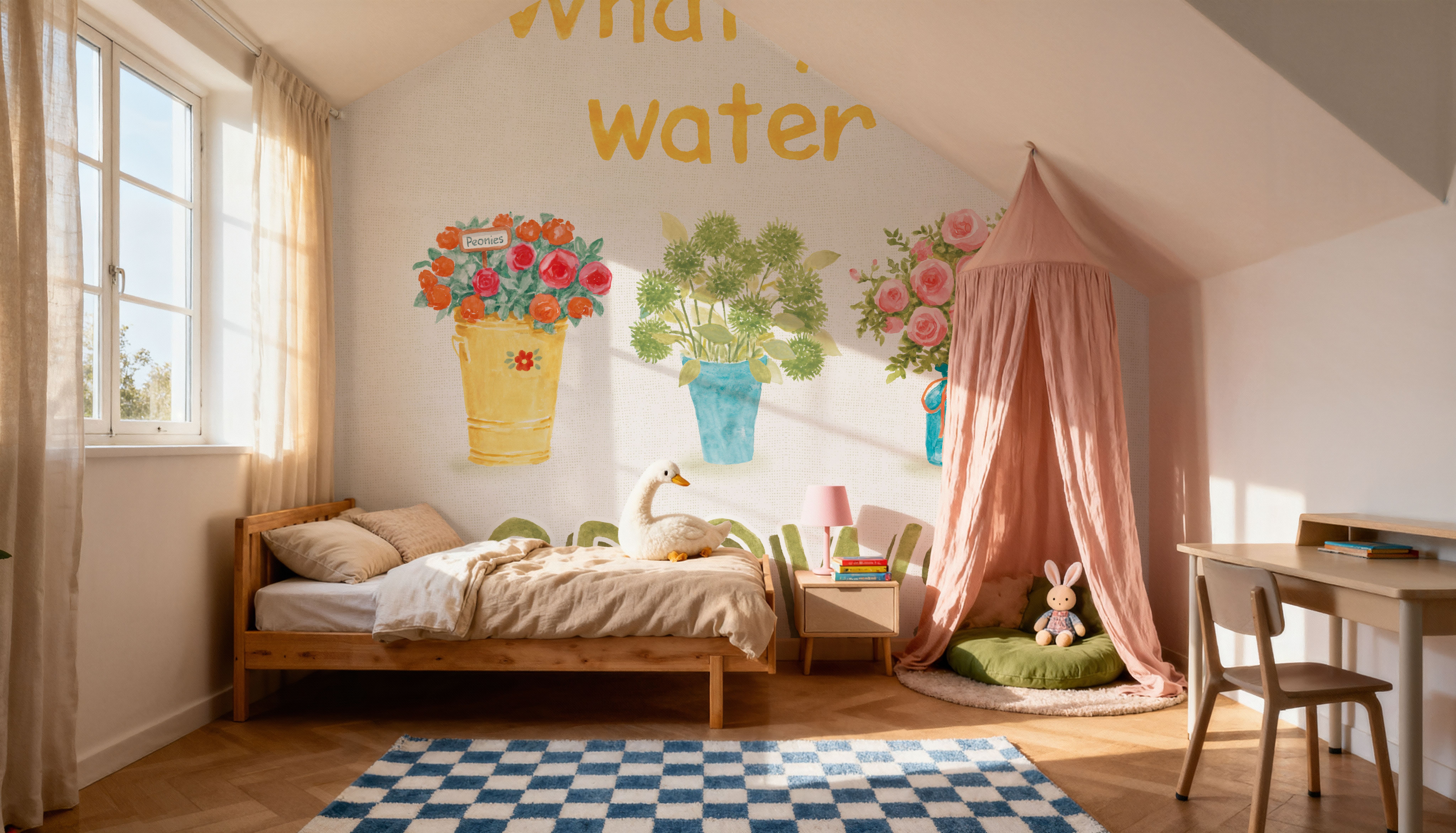 Flea Market Flowers V, Wallpaper