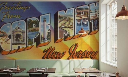 Greetings from Cape May - Screenprint Postcard