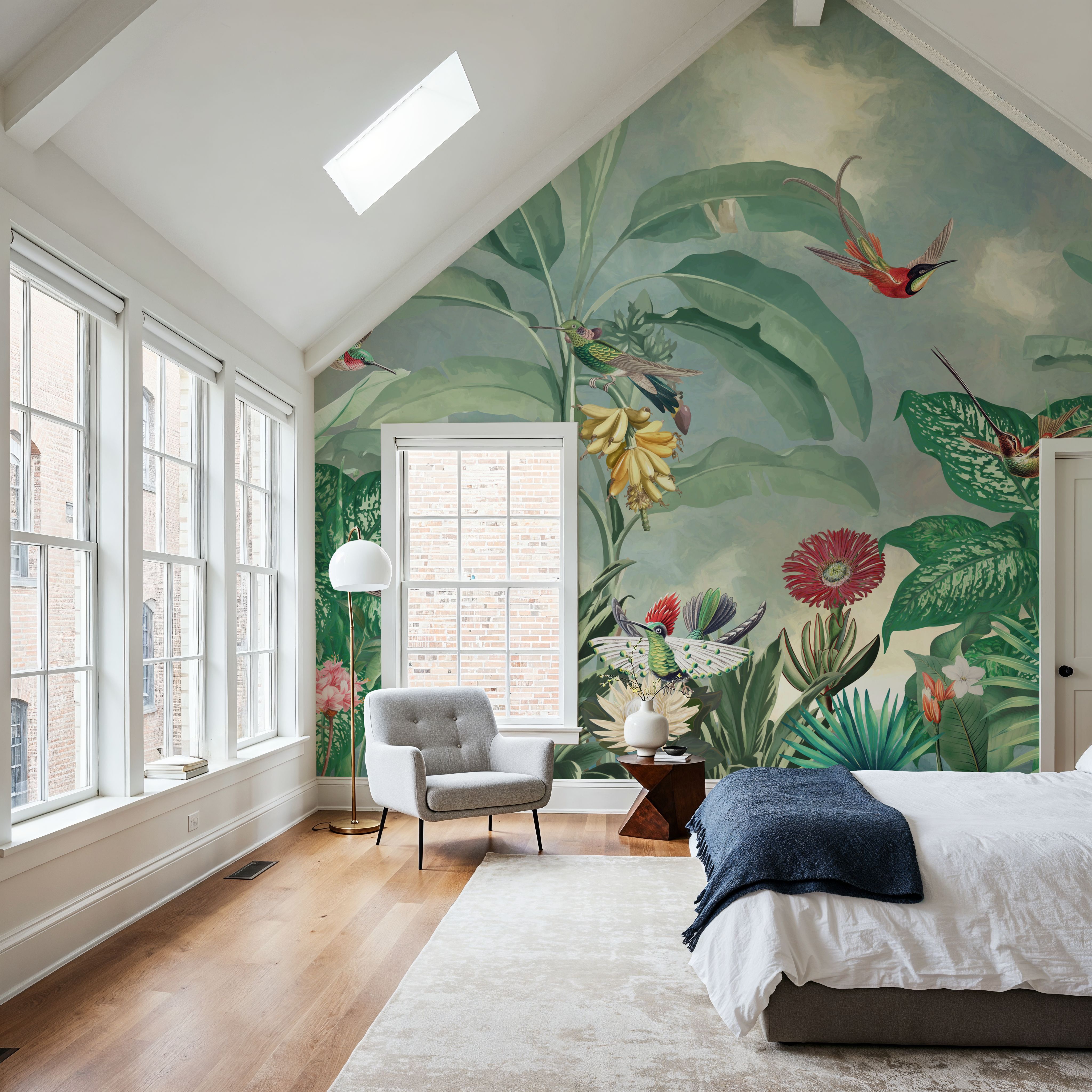 Birds of Paradise Green