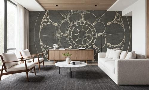 Rosette III Gray