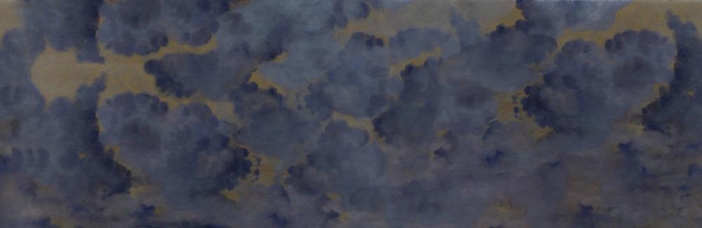 Painted Dreamy Clouds, Indigo