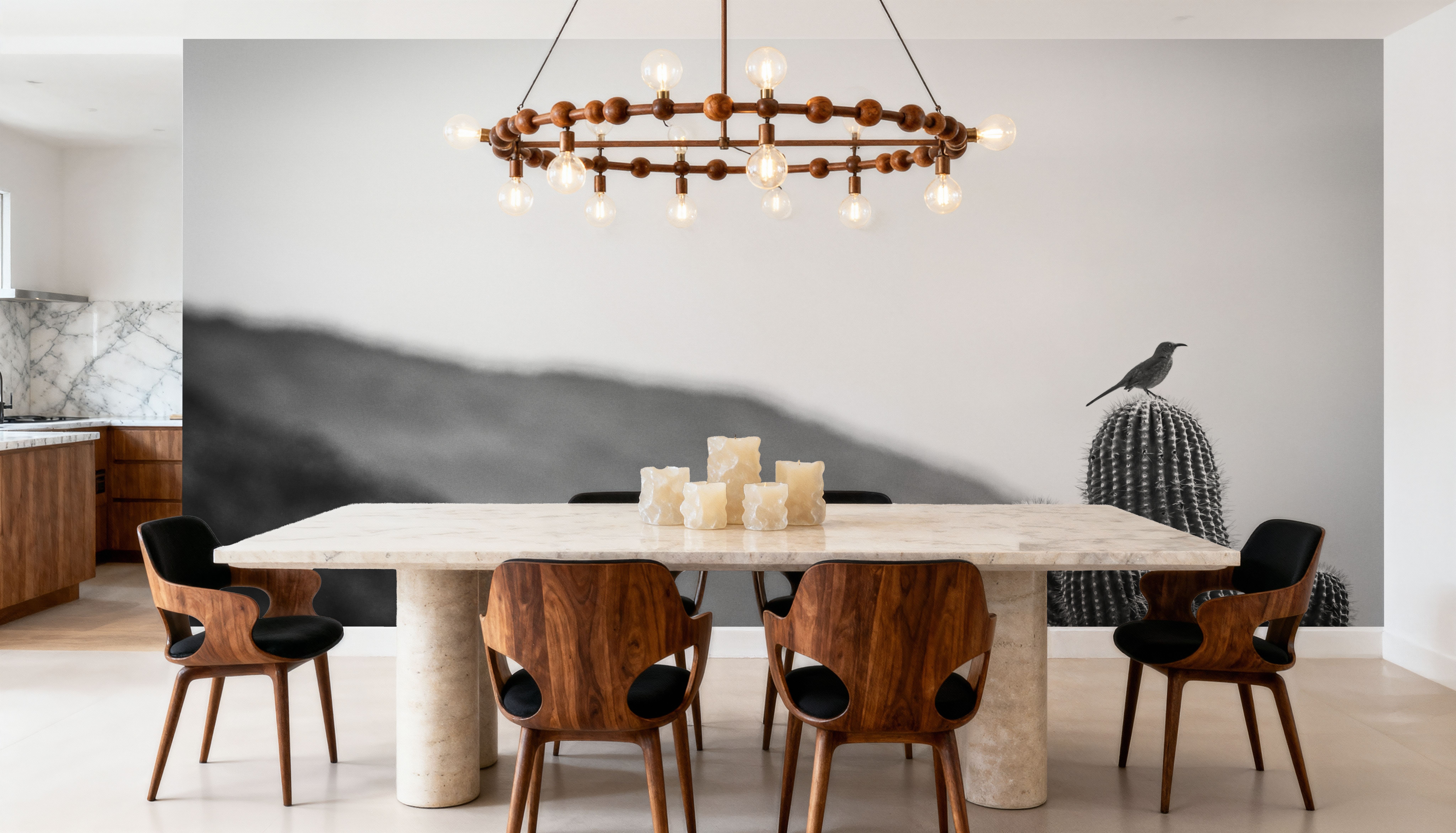 Bird On Cactus On Guard