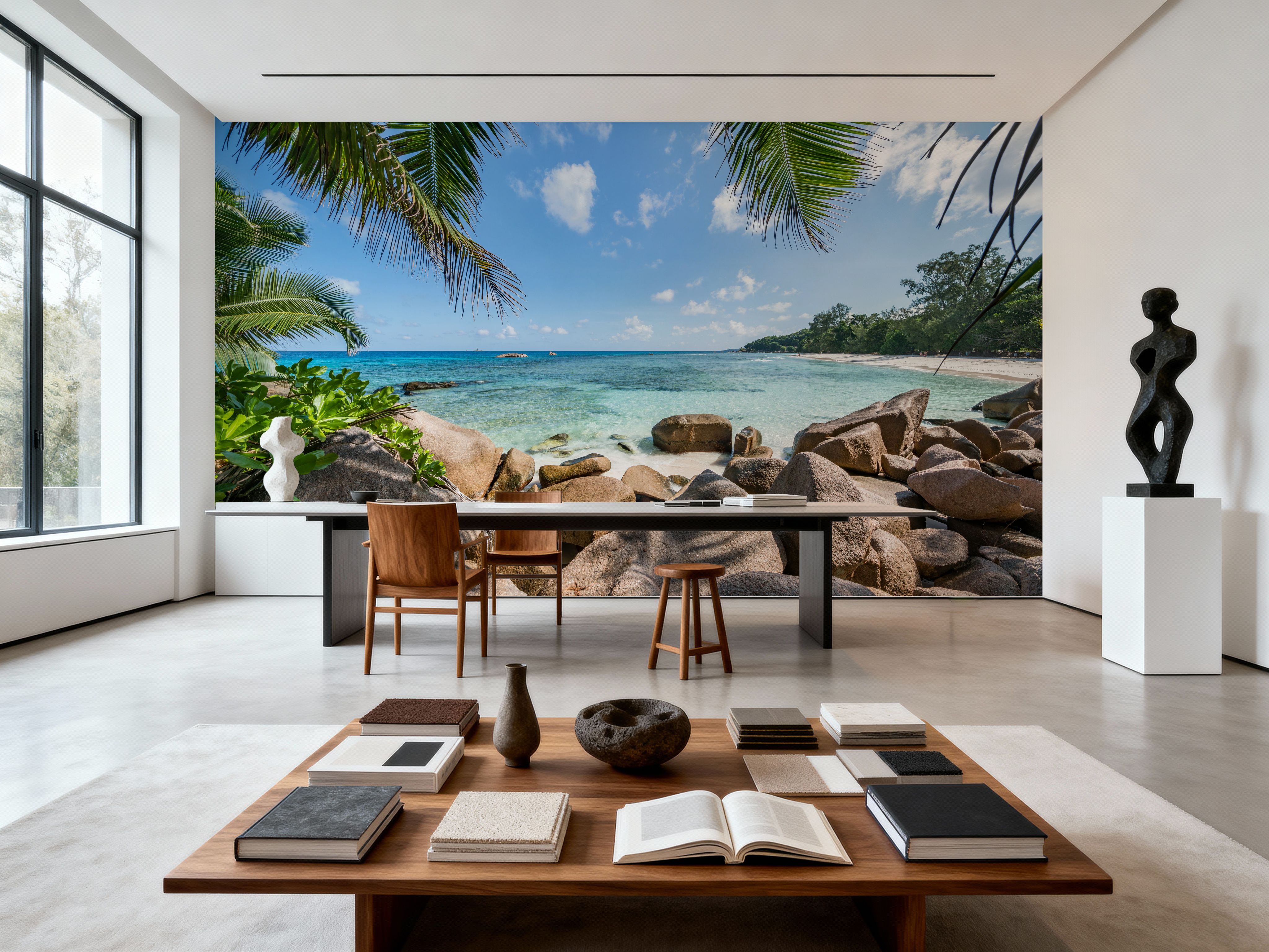 Beach Escape, Behang