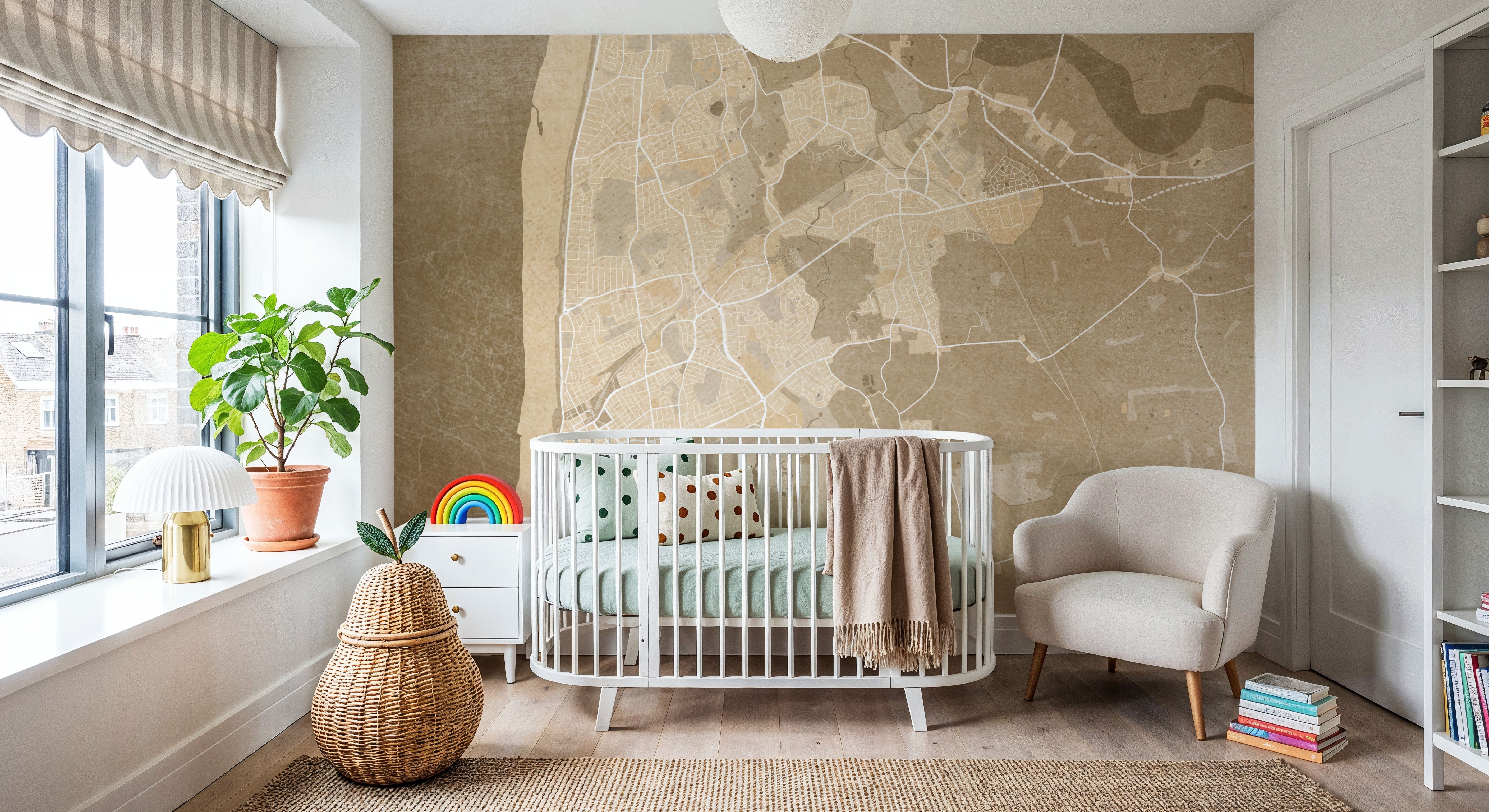 Blackpool Ochre, Behang