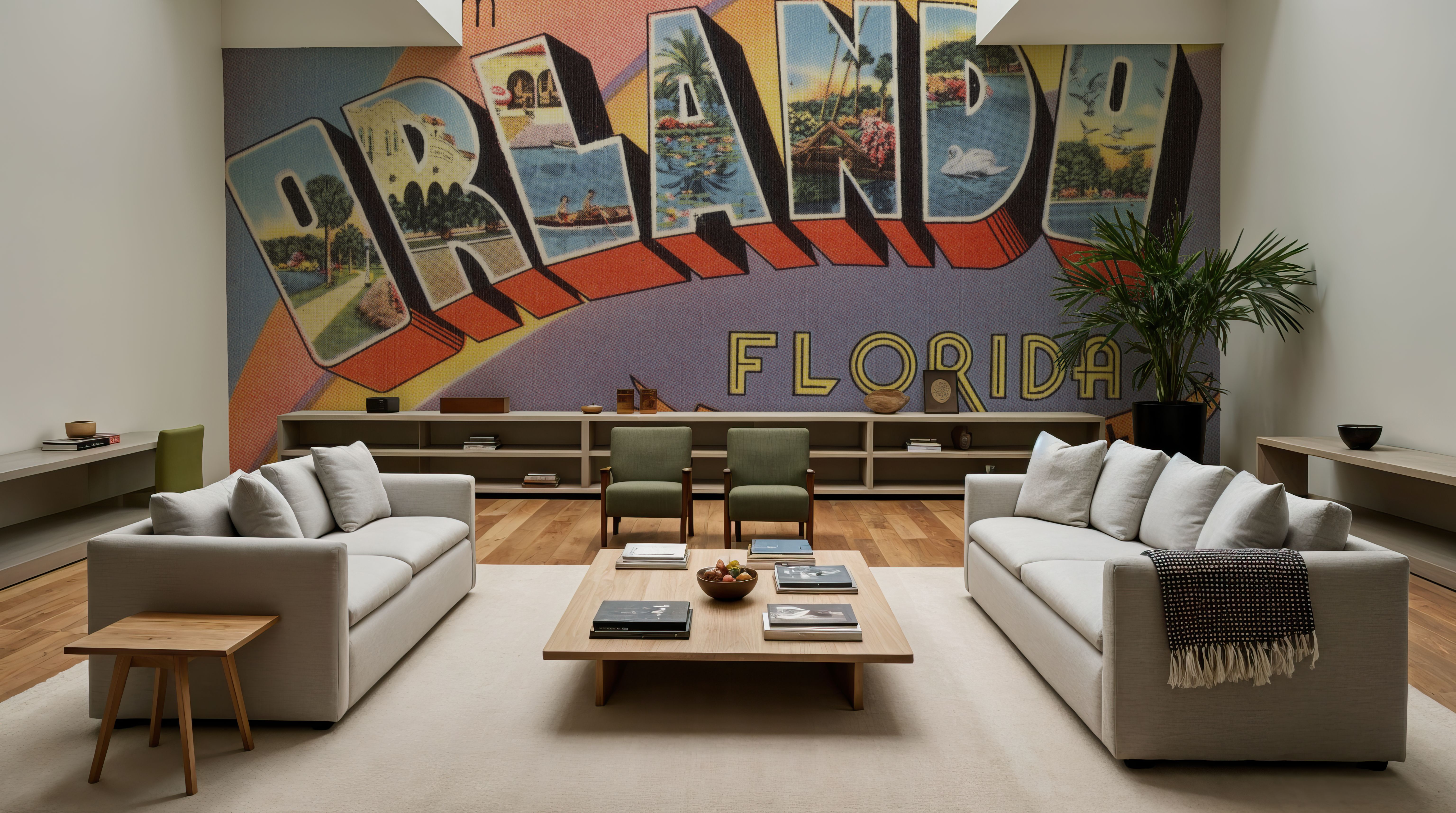 Greetings from Orlando - Screenprint Postcard