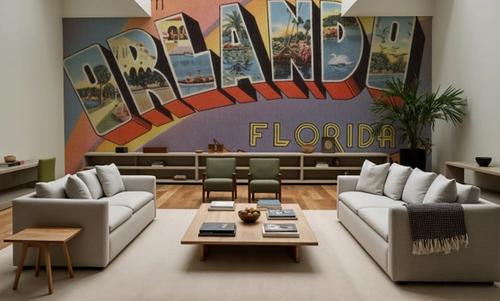 Greetings from Orlando - Screenprint Postcard