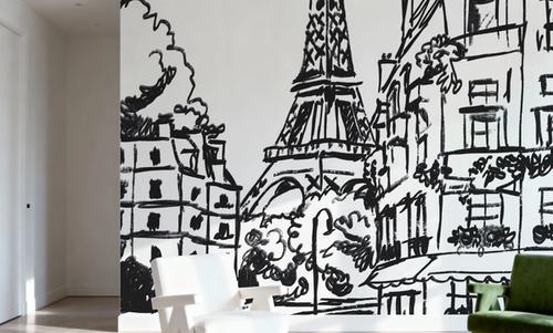 Paris Scene Sketch I