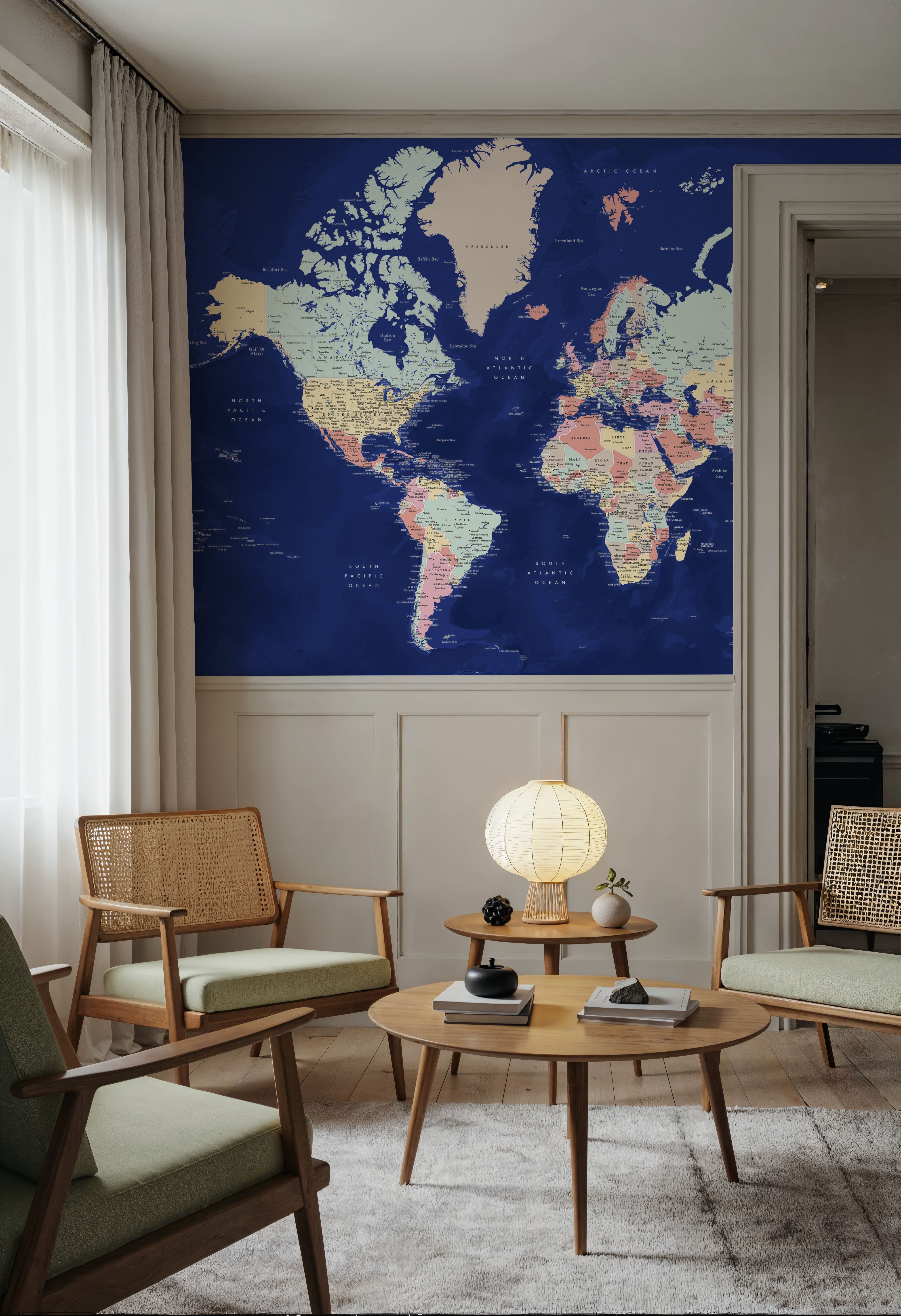 World Map Cities - Powa