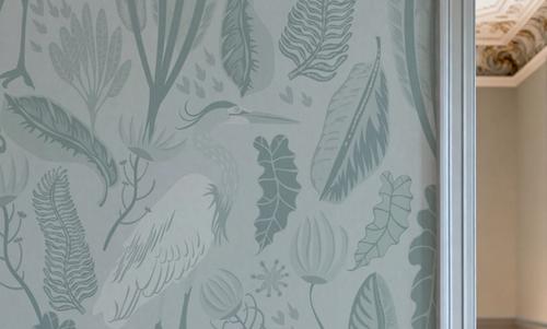 Heron & Plants Mint