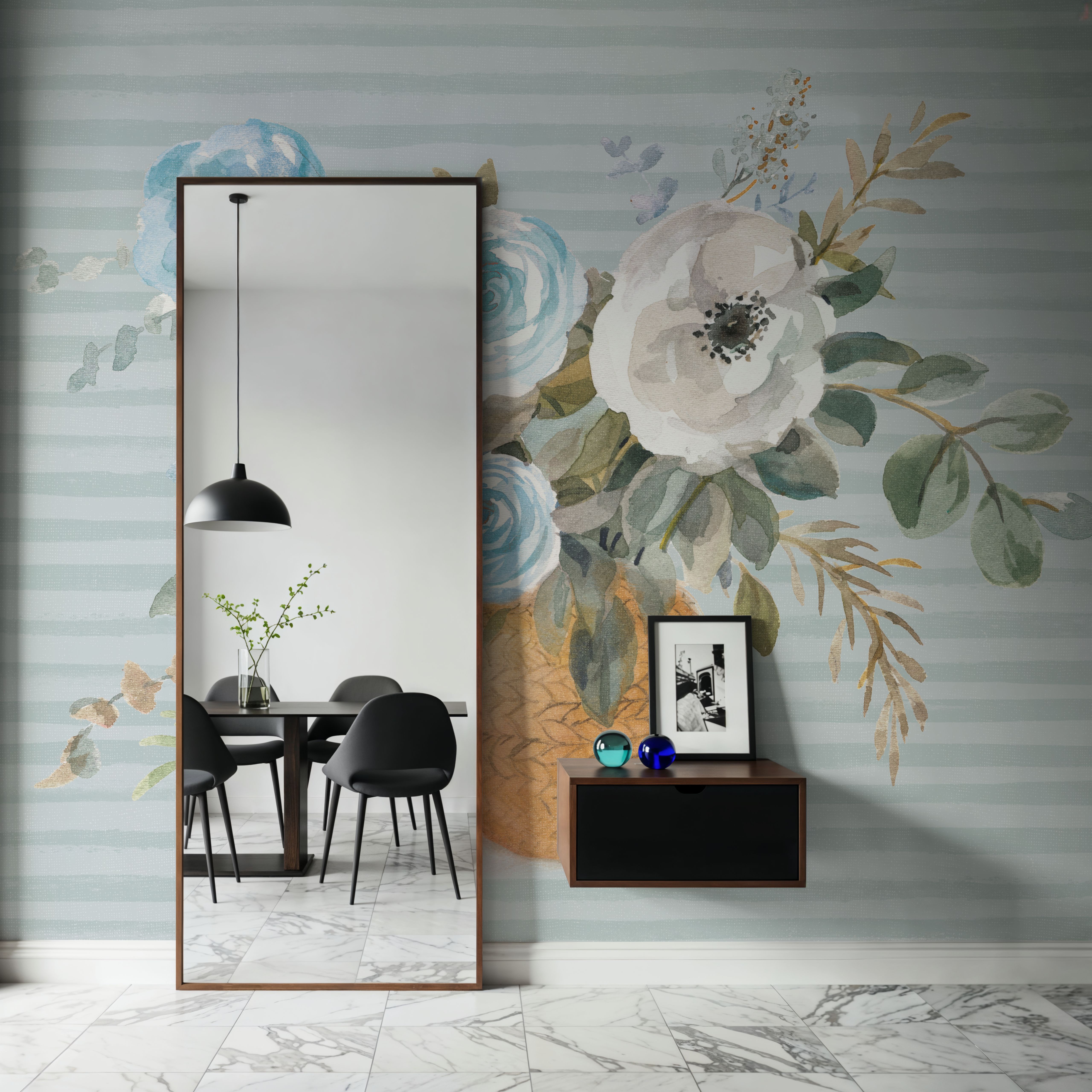 Baby Blue and Bouquet