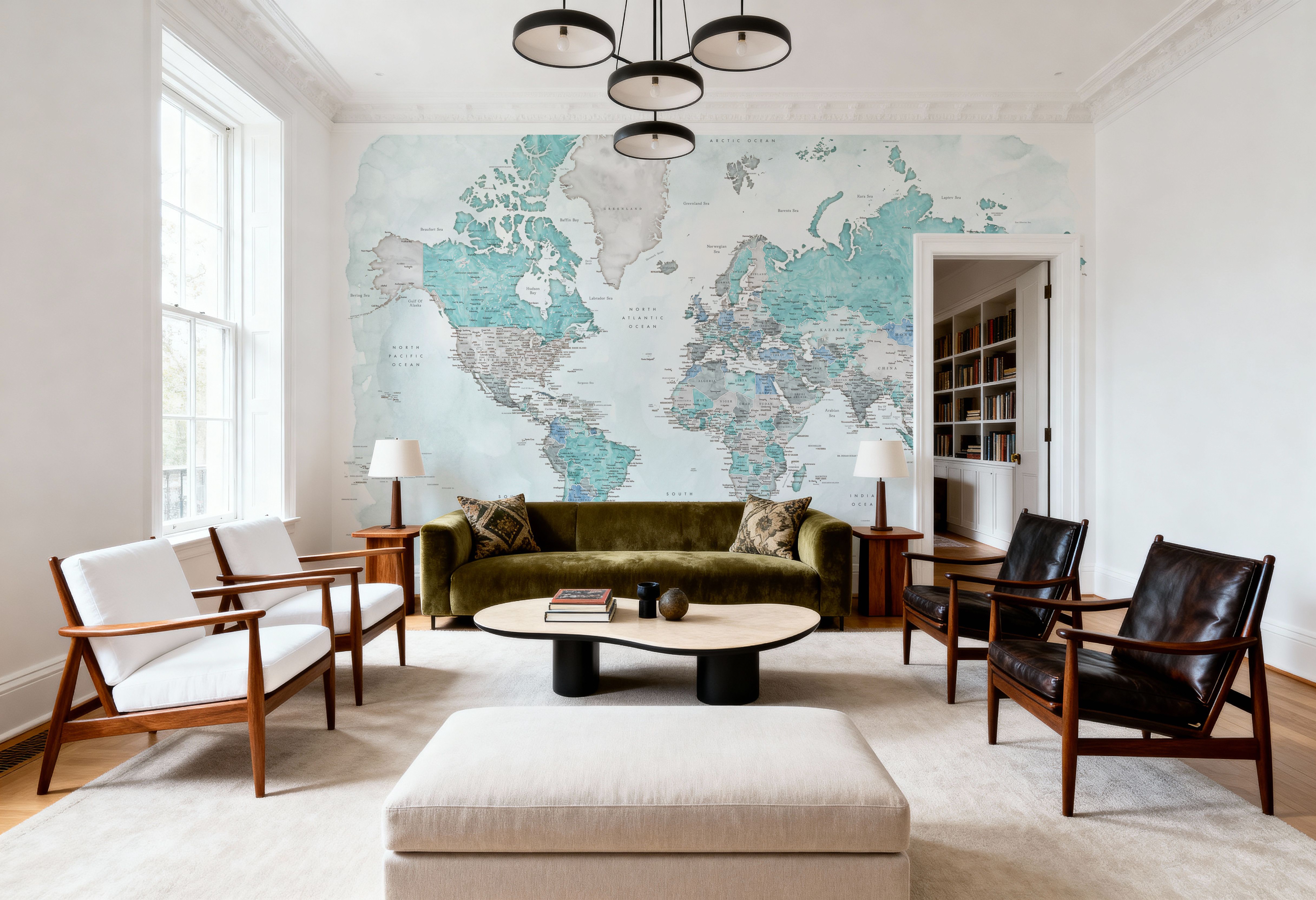 World Map Cities - Ruben, Wallpaper