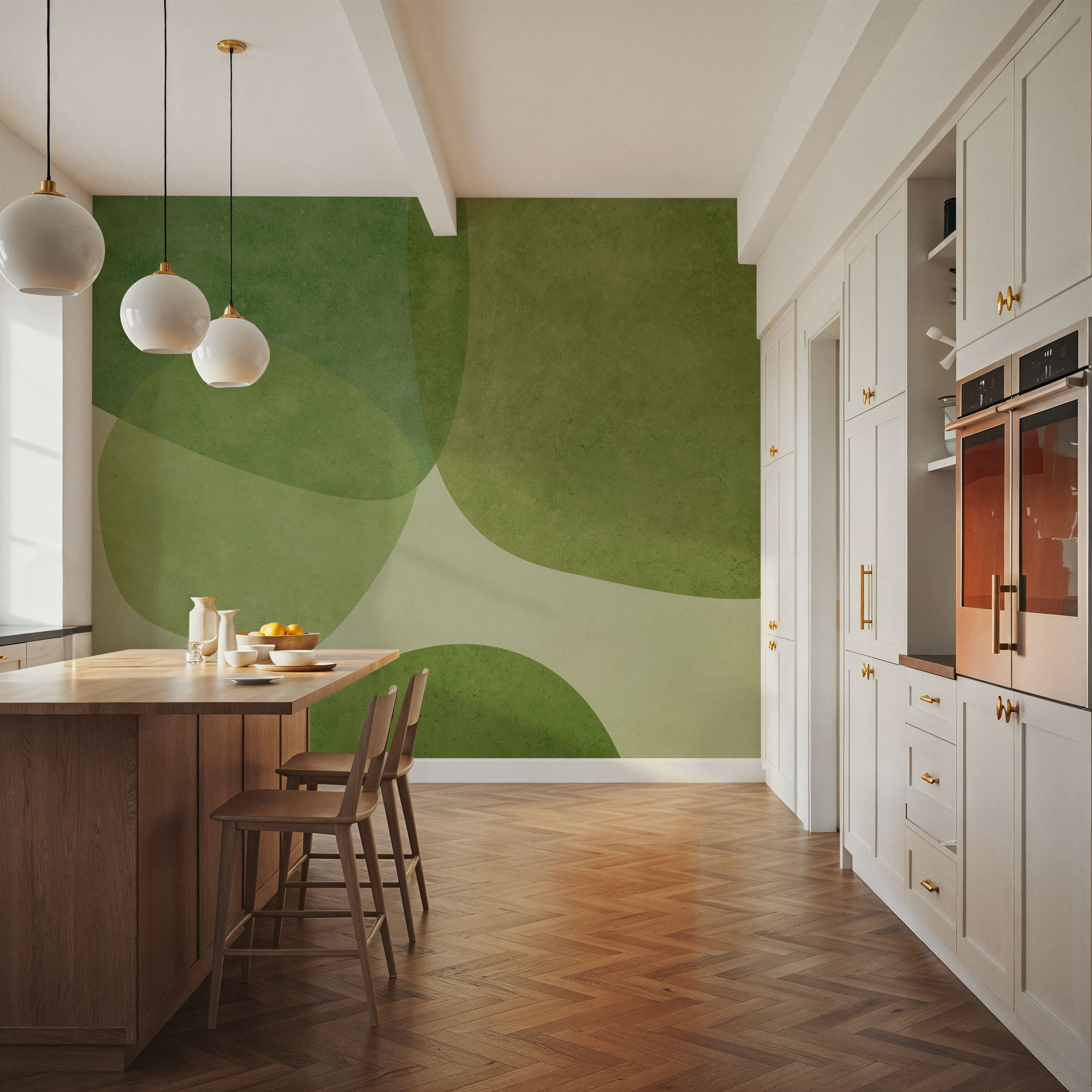 Embracing Shapes, Dill Green