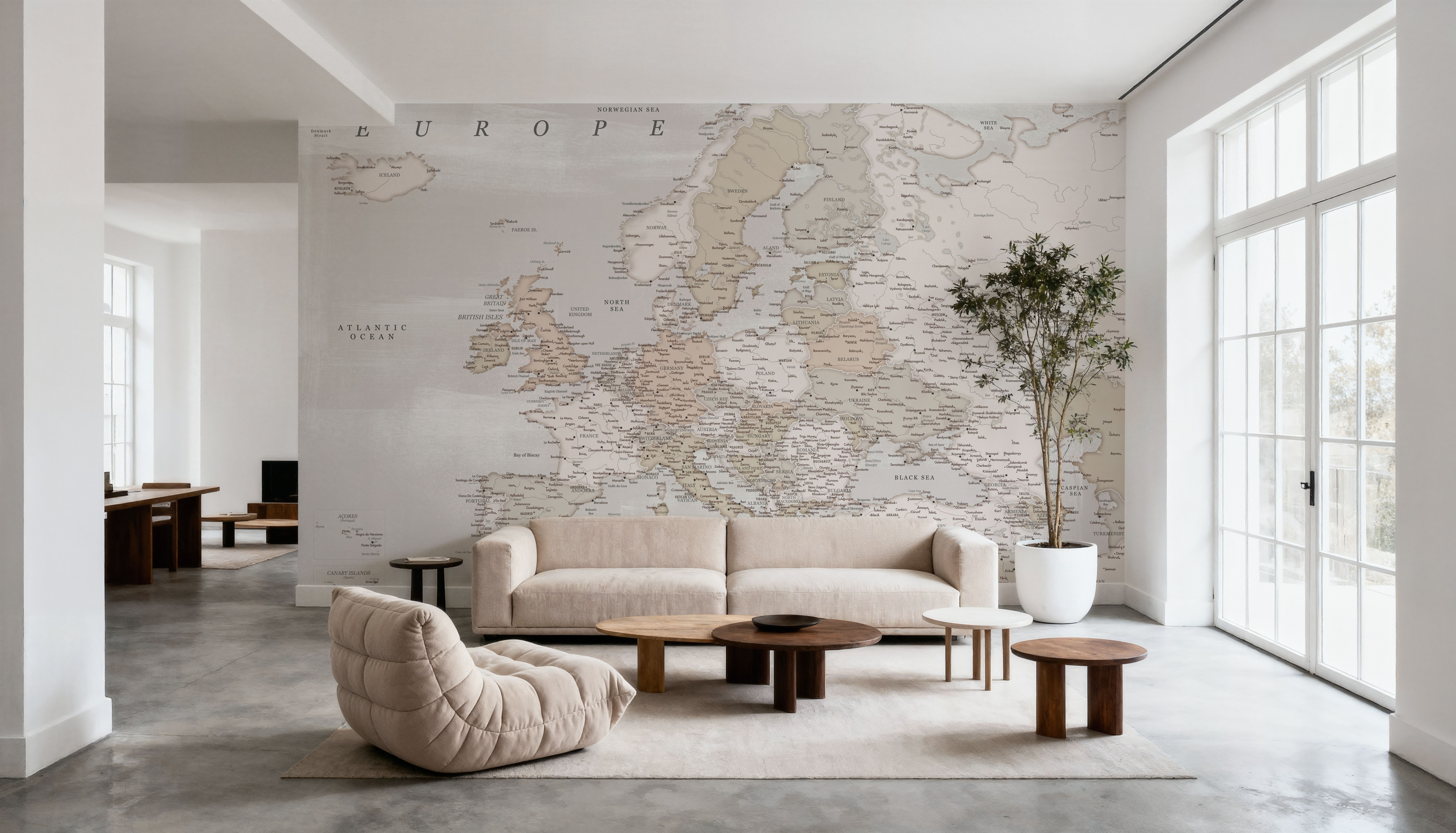 Europe Map Detailed - Lucille