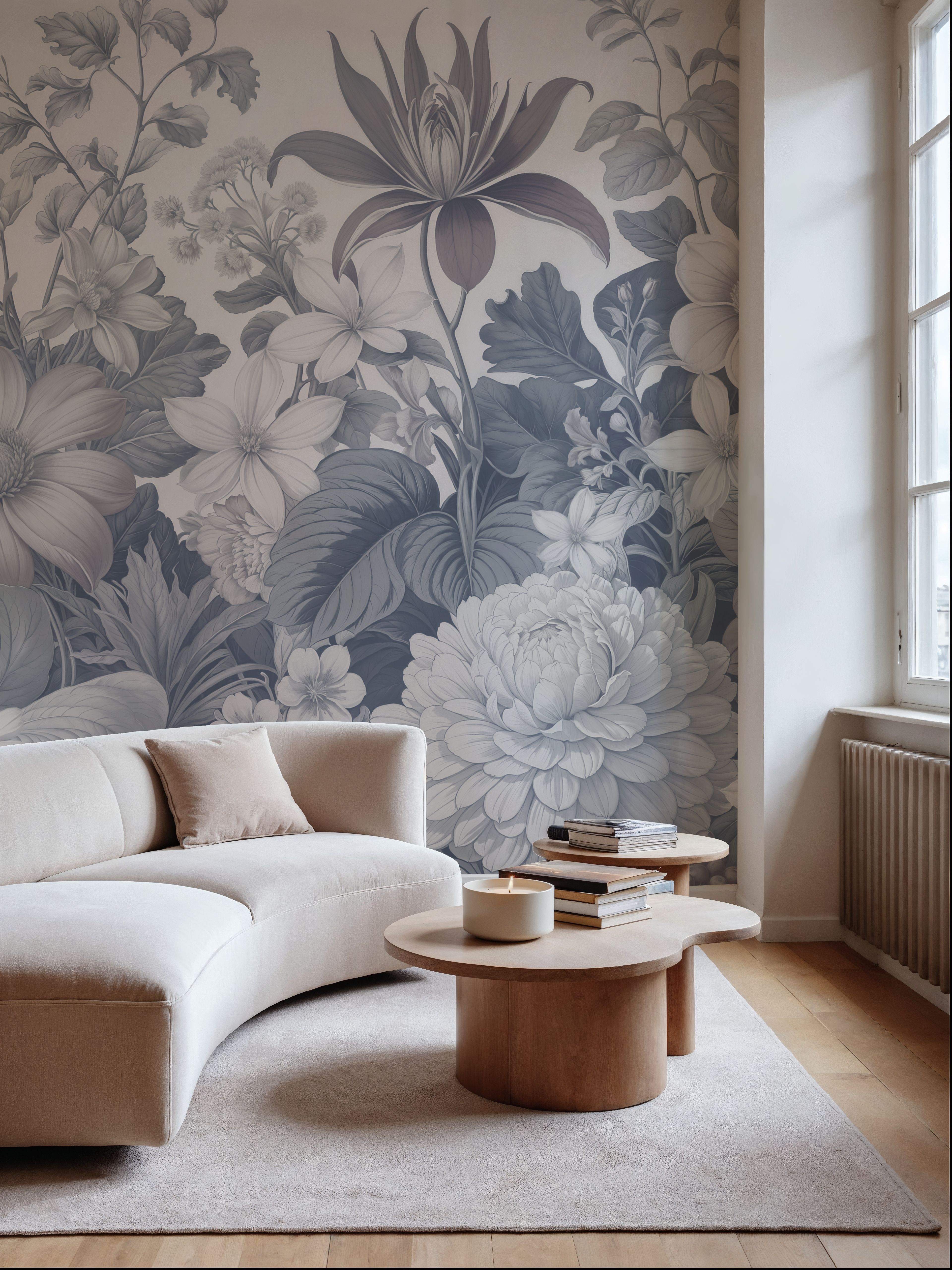 Dahlia Days, Ice Blue