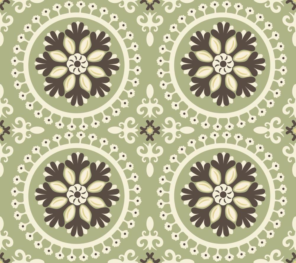 Geo Floral, Pistachio