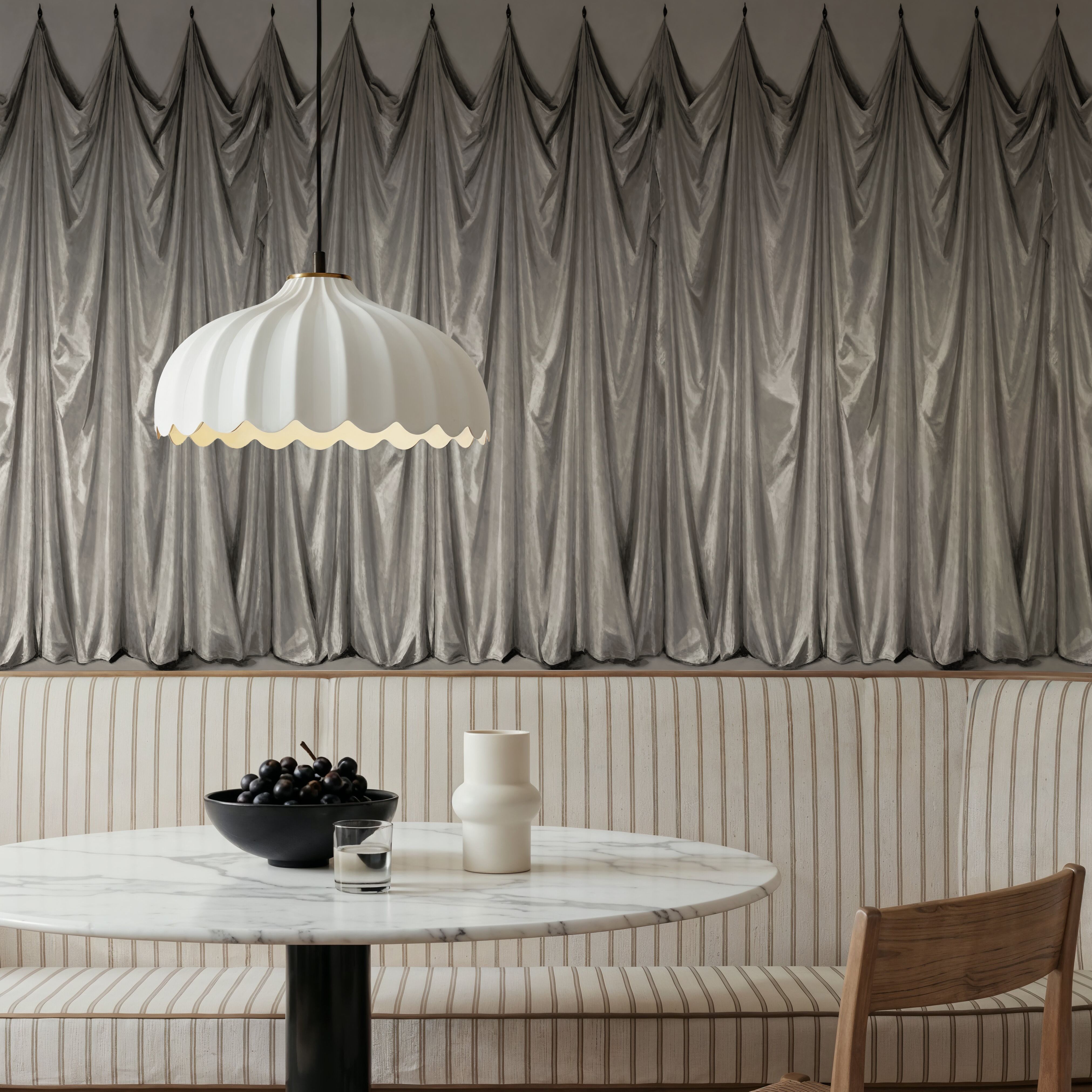 Medici Drapes, Oyster