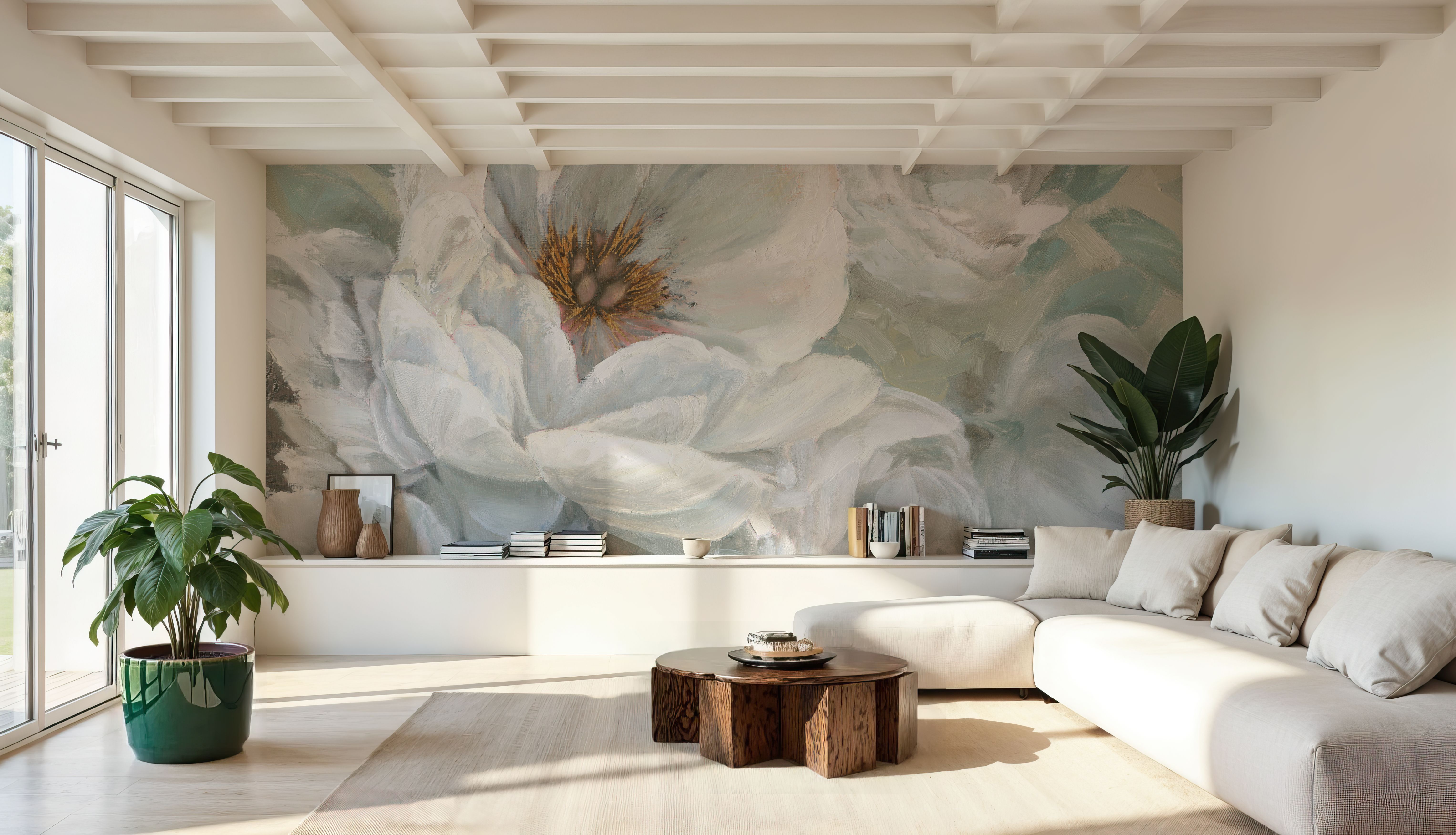 White Beauty Bouquet, Wallpaper