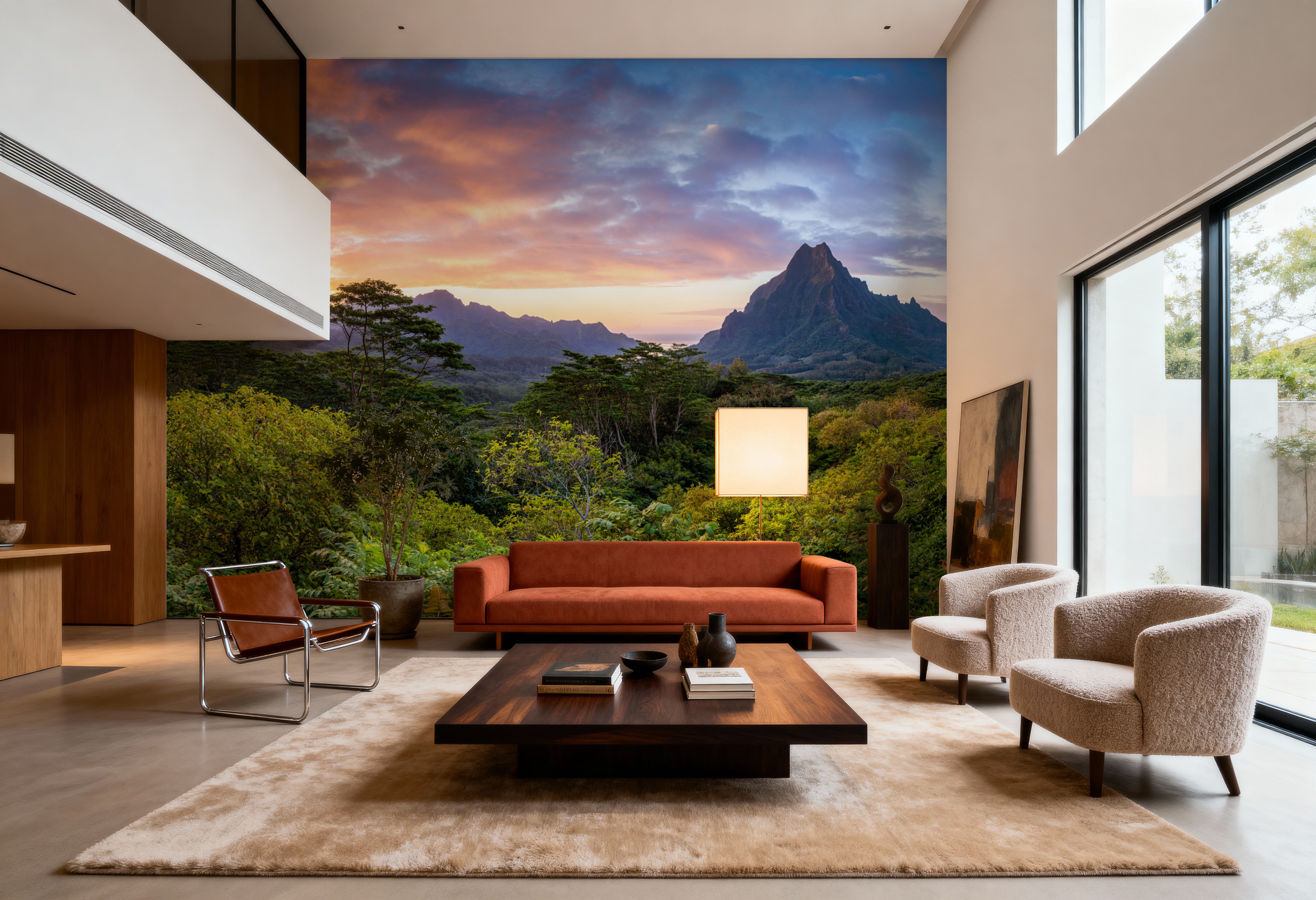 Sunset Over Moorea Island, Wallpaper