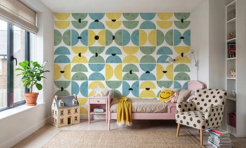 Homley Retro Shapes, Green