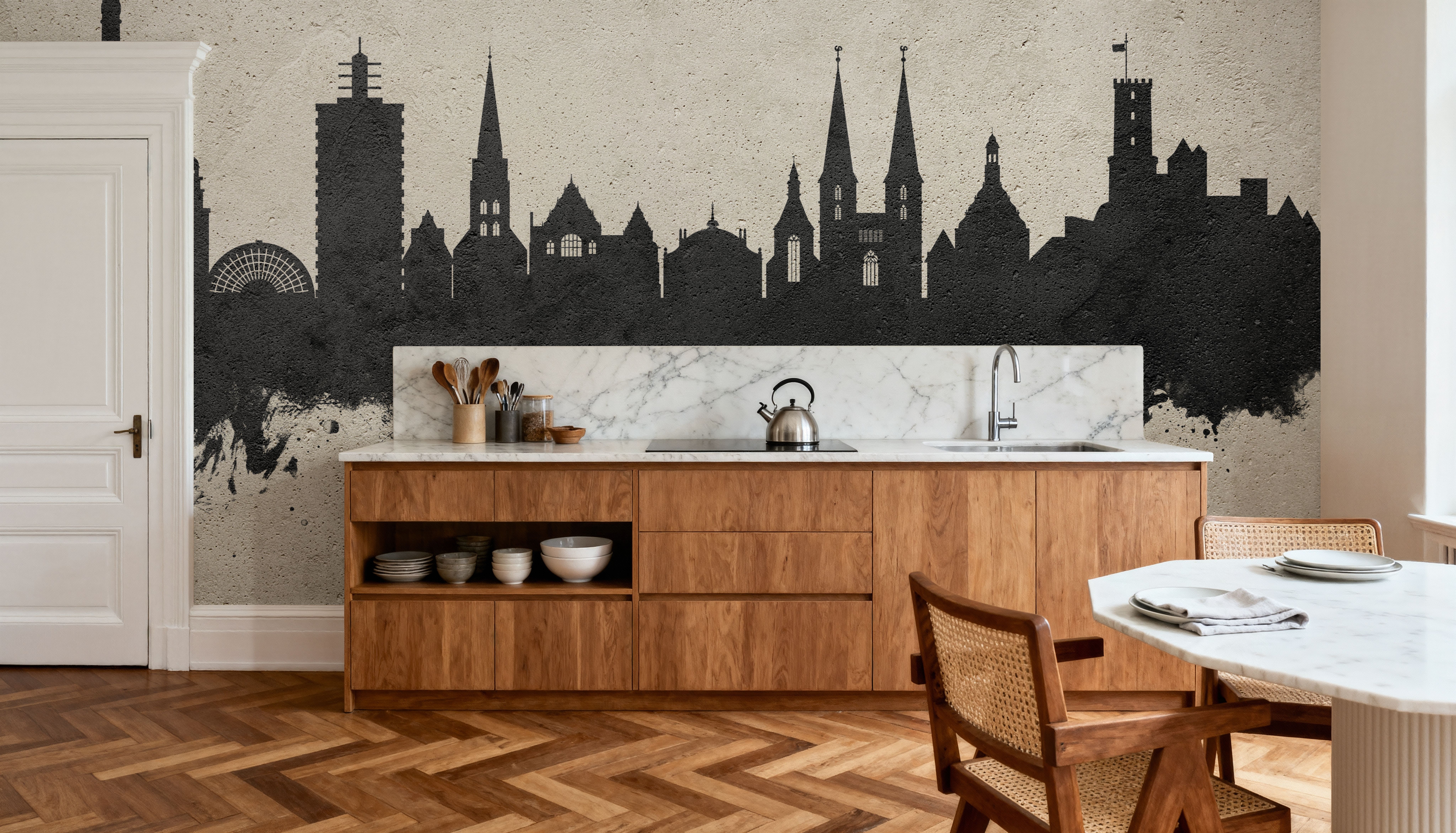 Bielefeld Germany Skyline Concrete