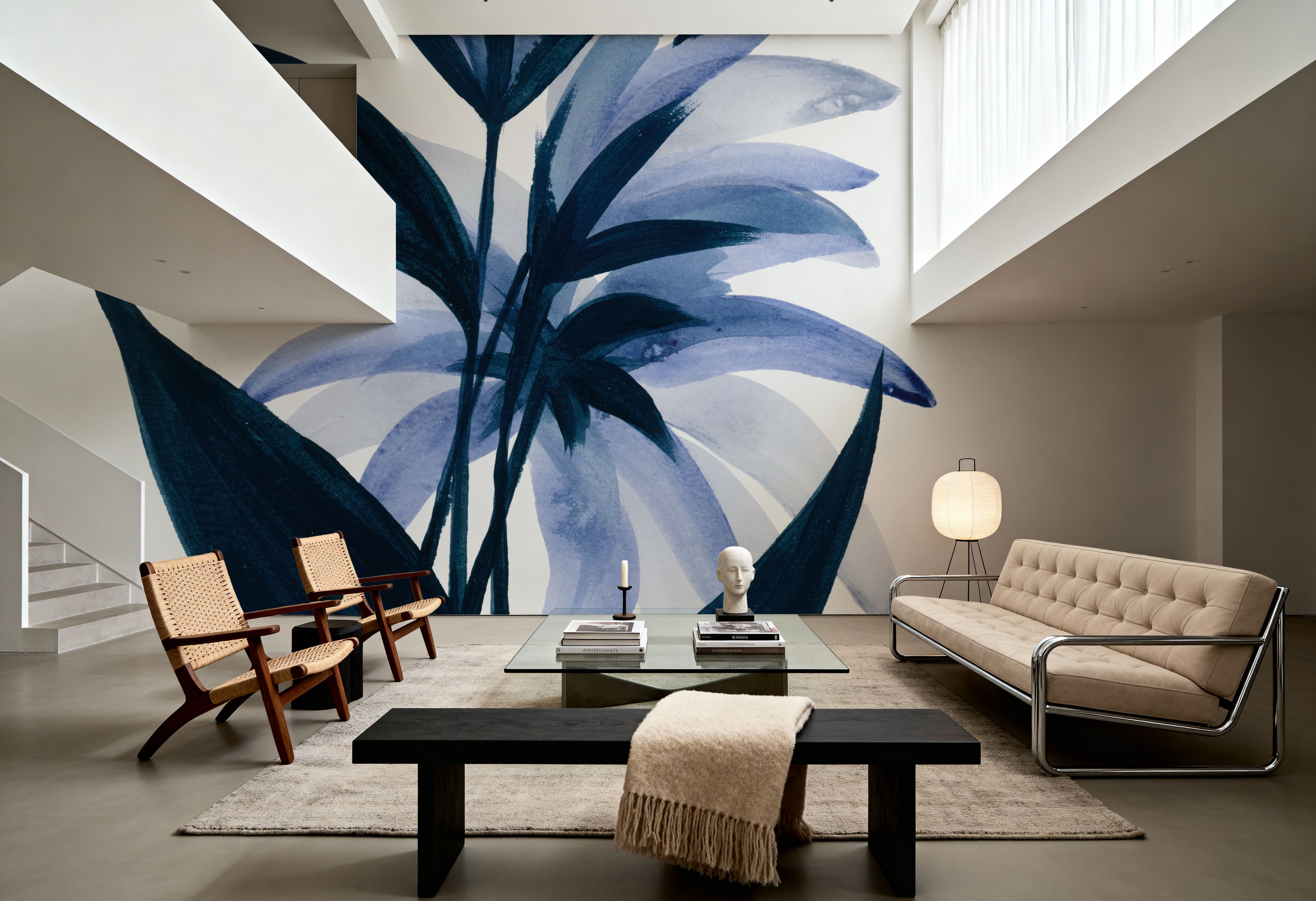 Midnight Blossoms I, Papel pintado