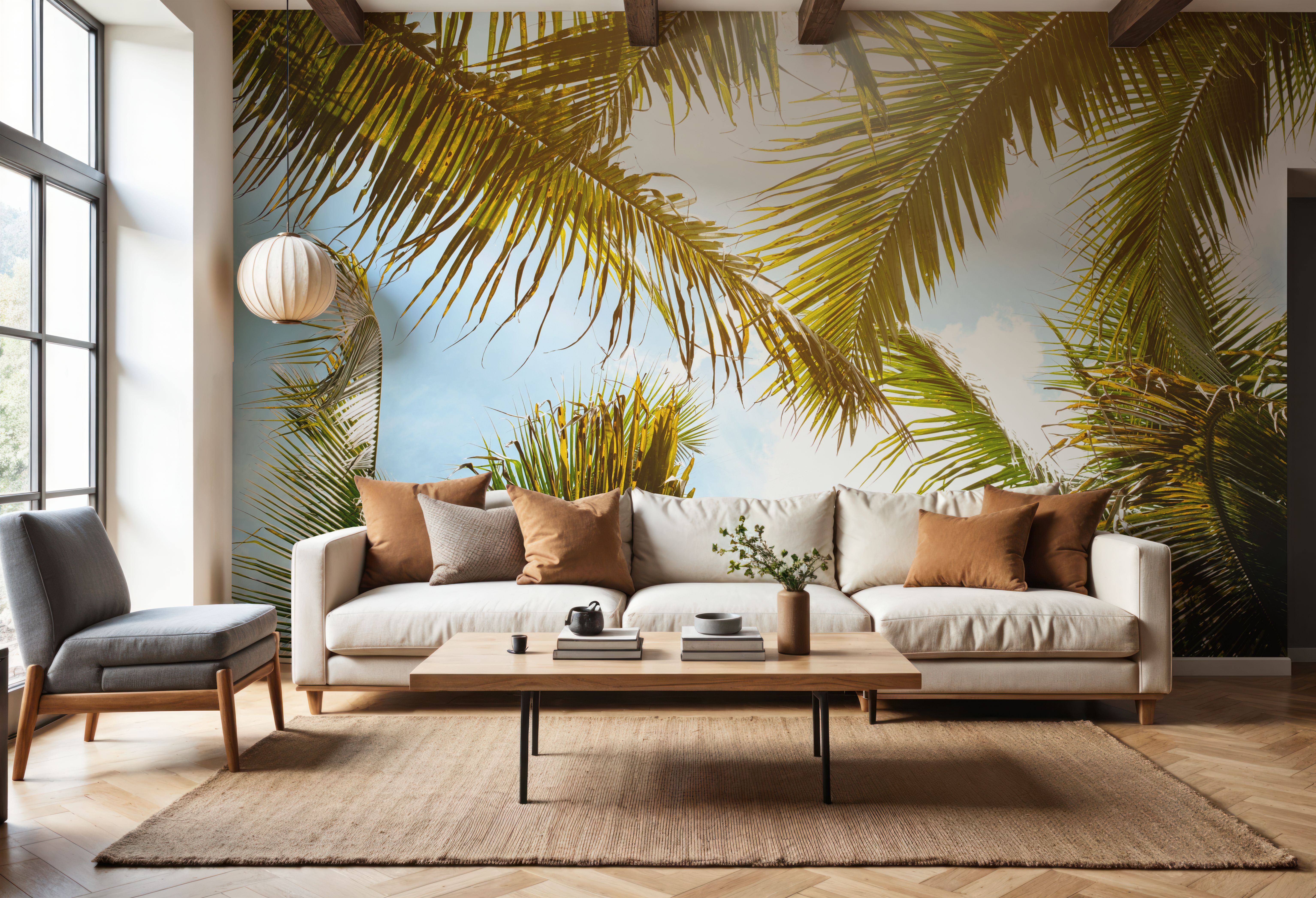 Looking Through Palm Leaves