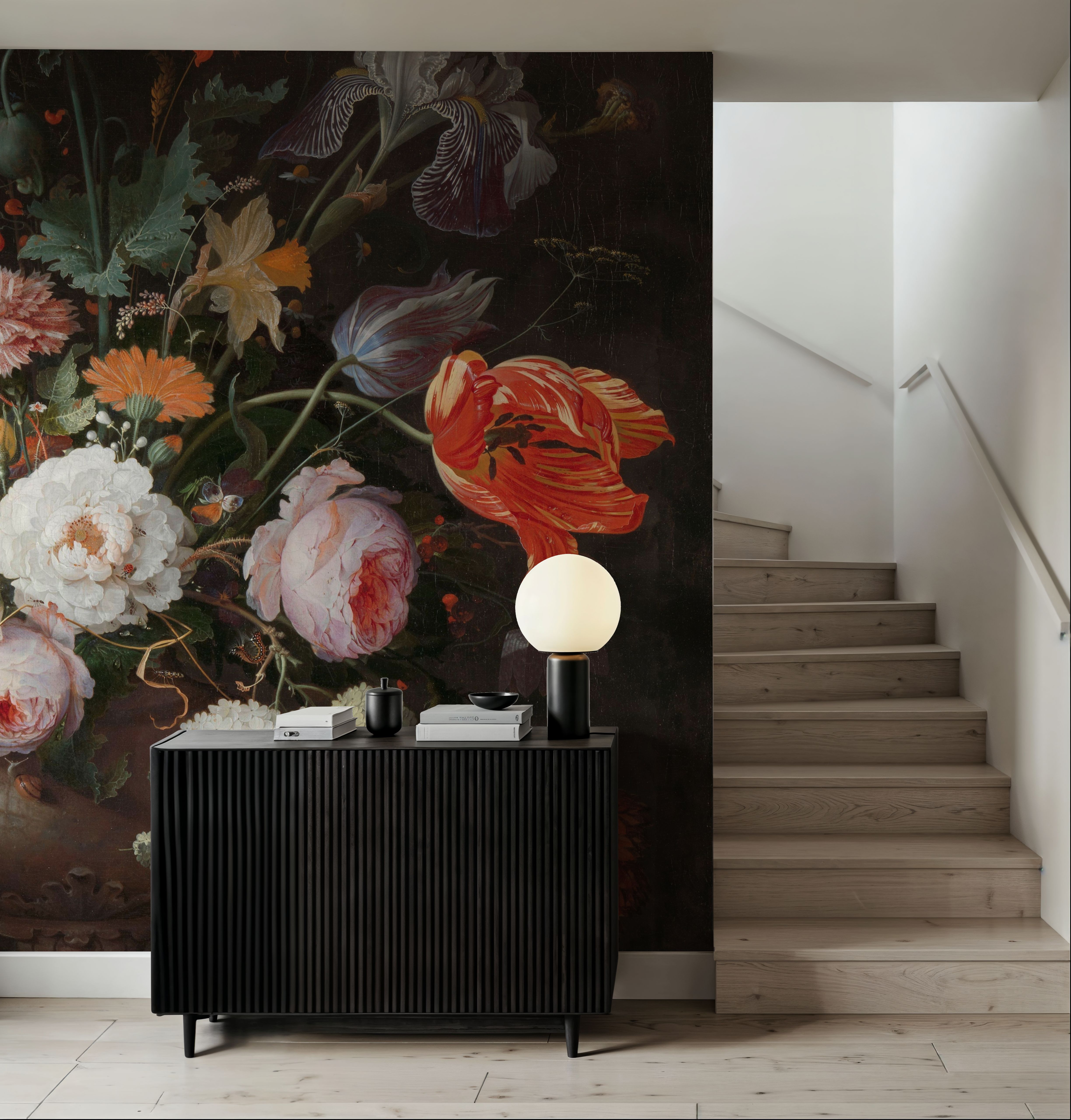 Still Life with Flowers And a Watch