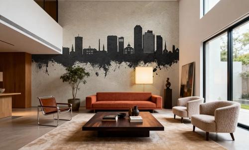 Lexington Kentucky Skyline Concrete