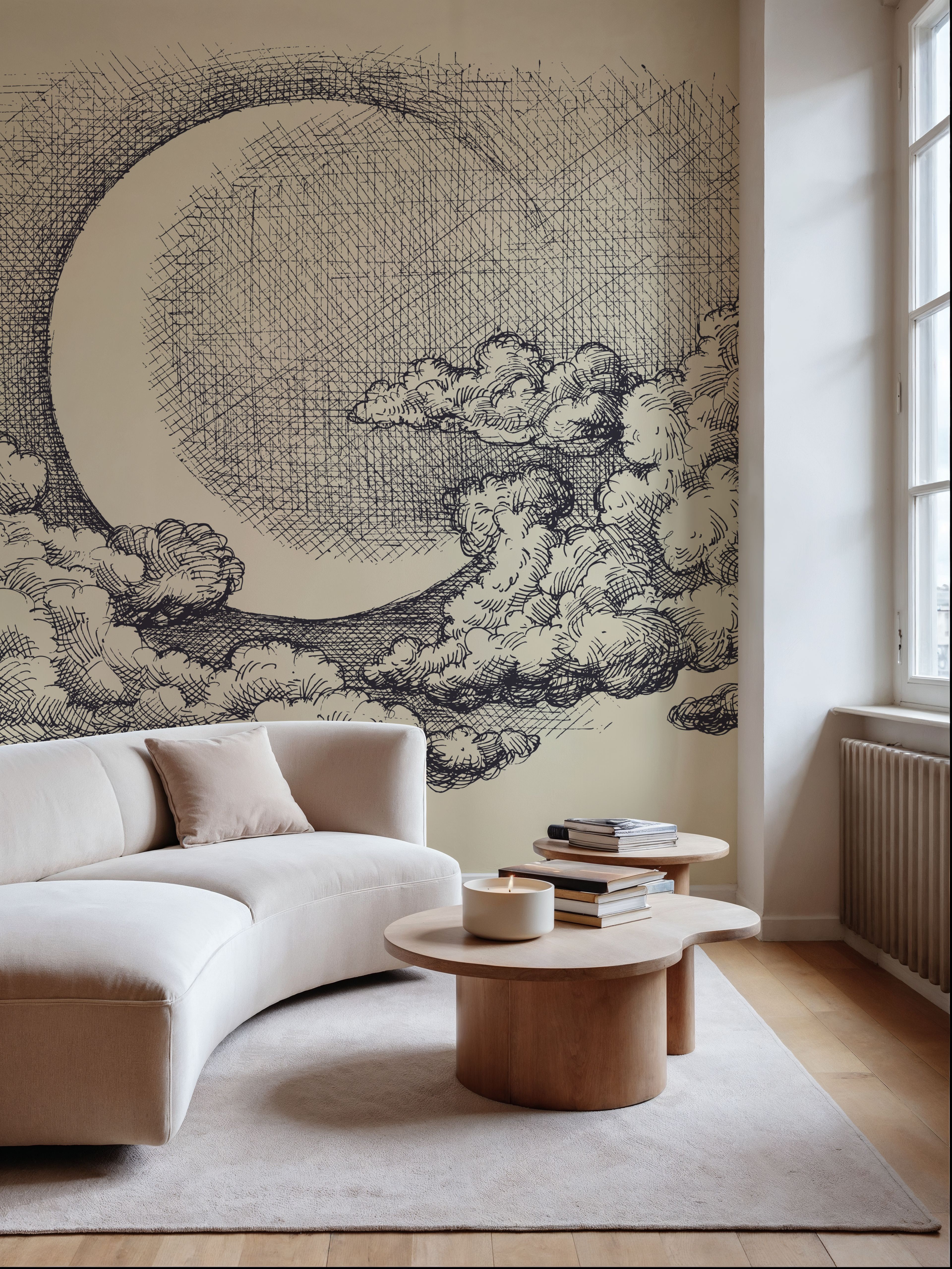 Moon In Clouds