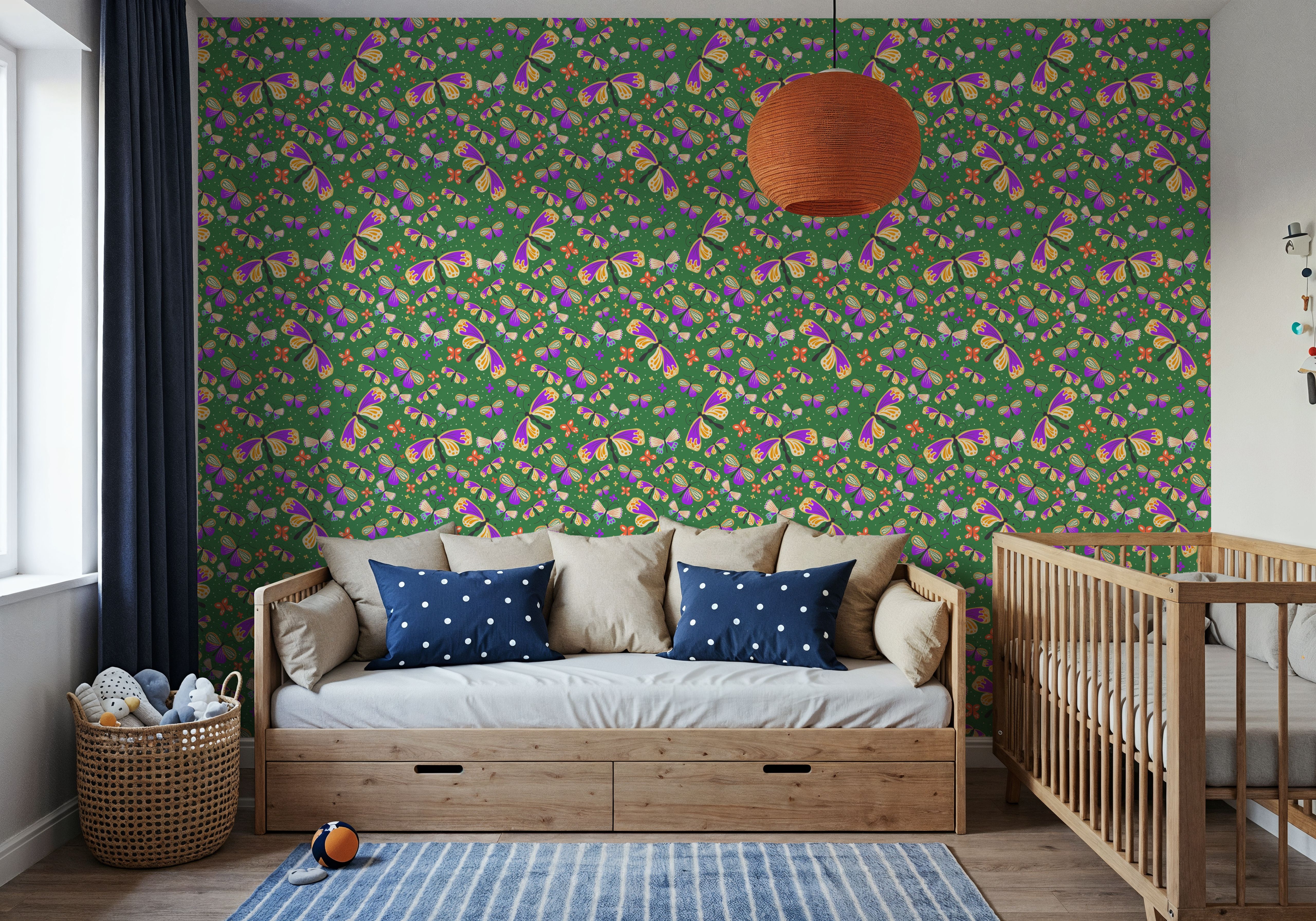 Butterfly Crowd, Green