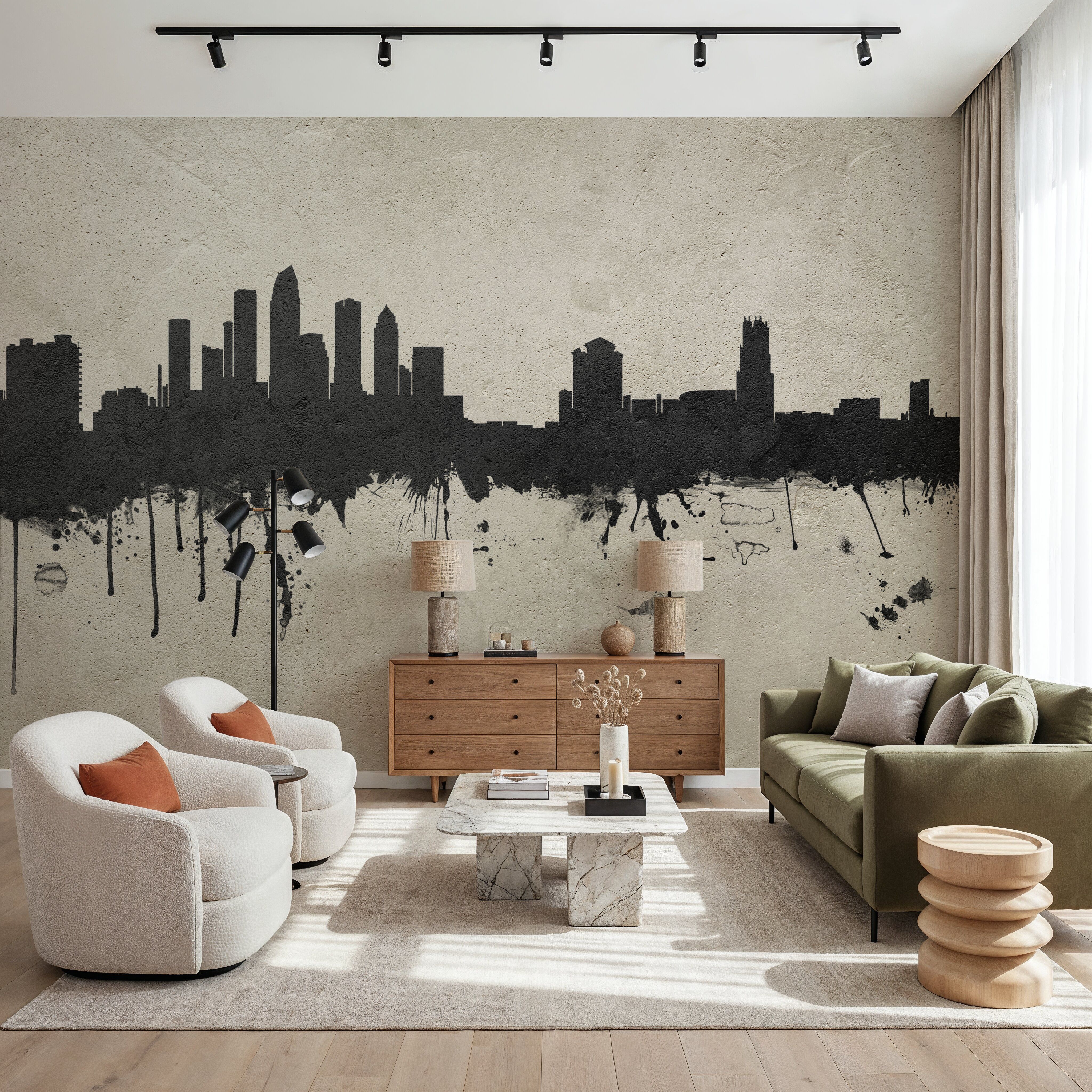 Tampa Florida Skyline Concrete