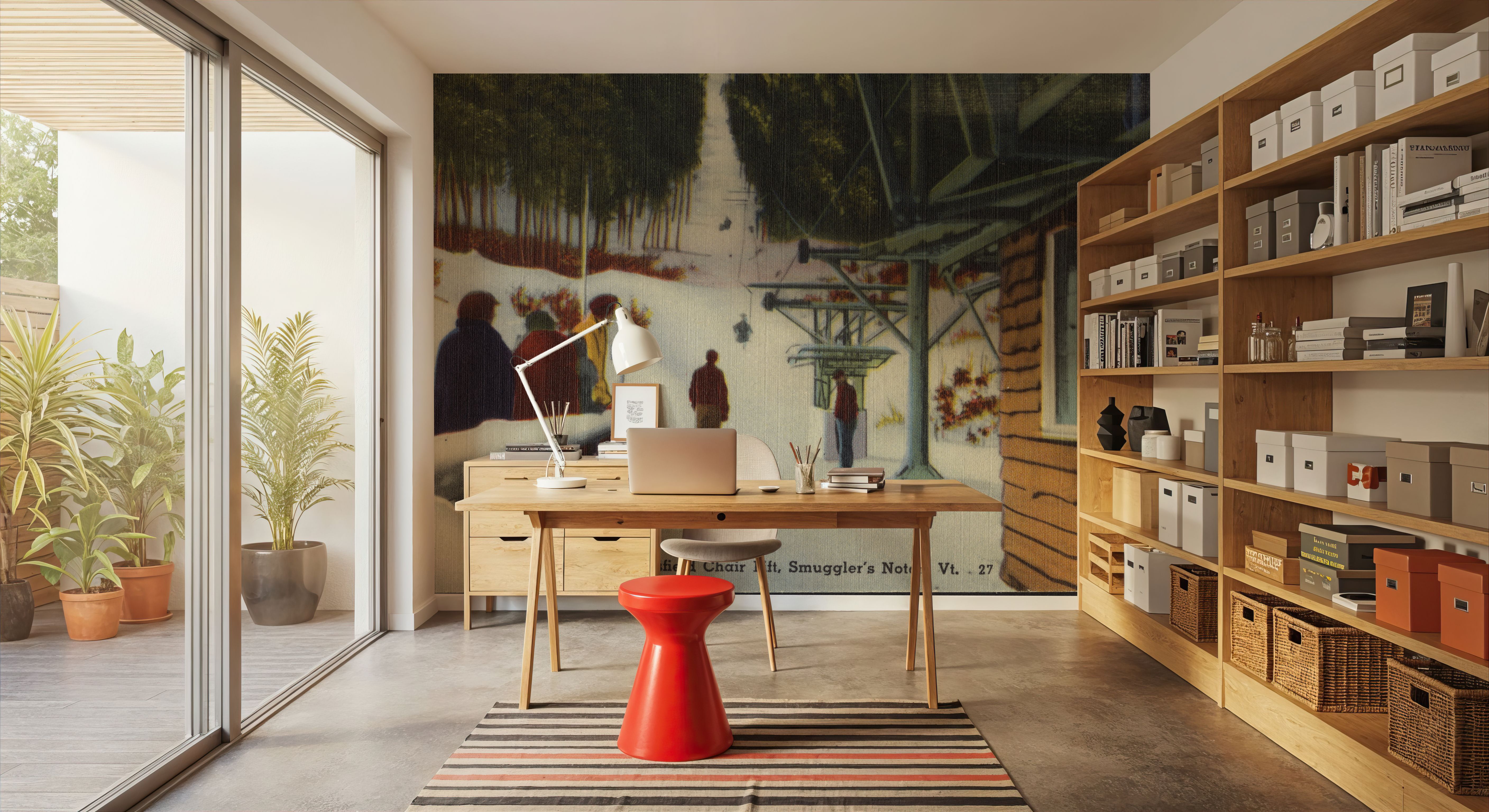 Greetings from Smuggler's Notch - Screenprint Postcard