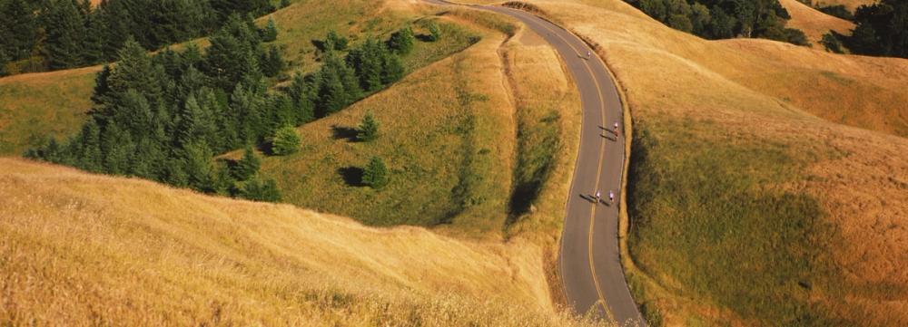 Cycling Through Golden Hills