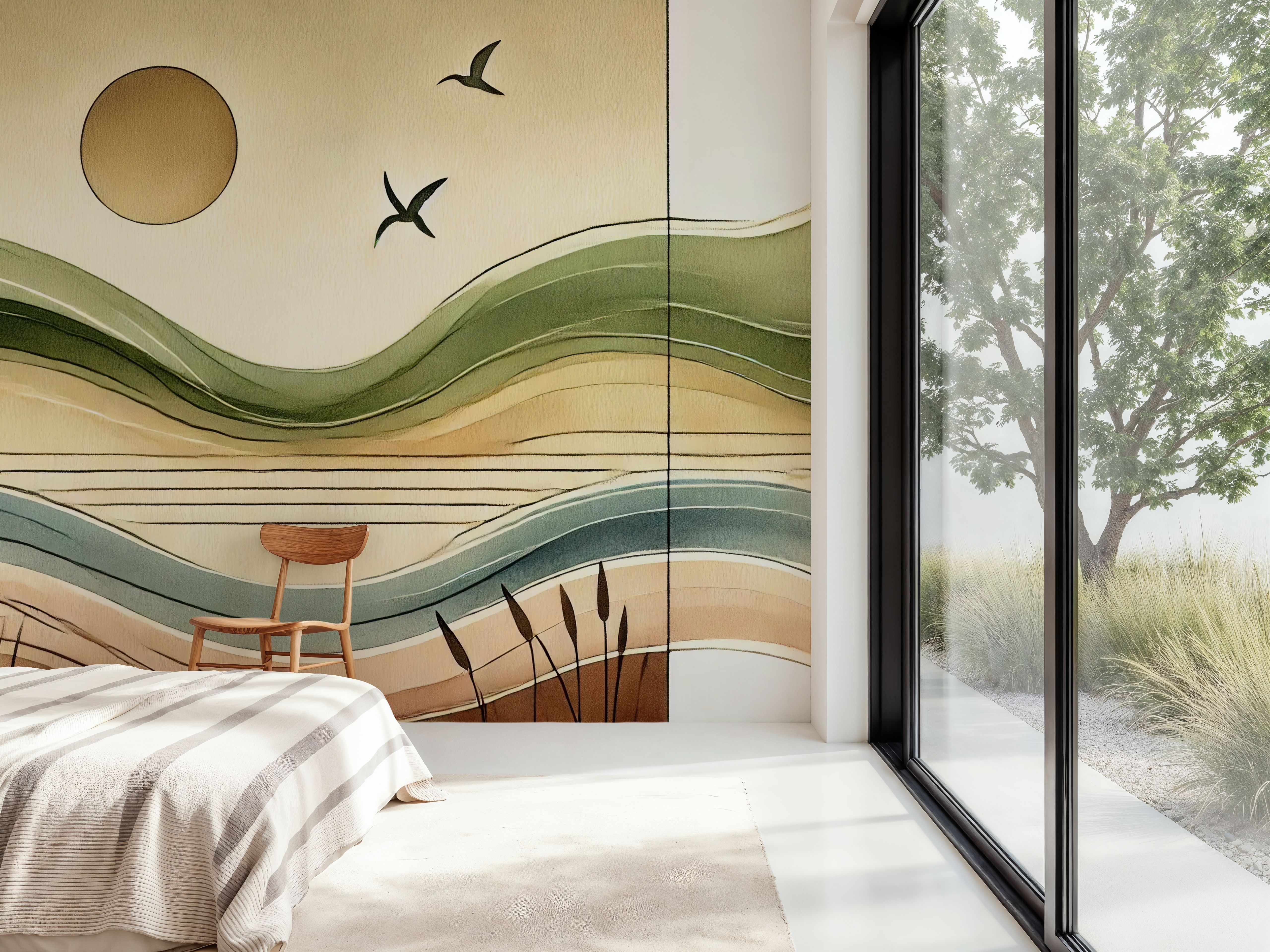 Serenity Sunset View in Art Deco