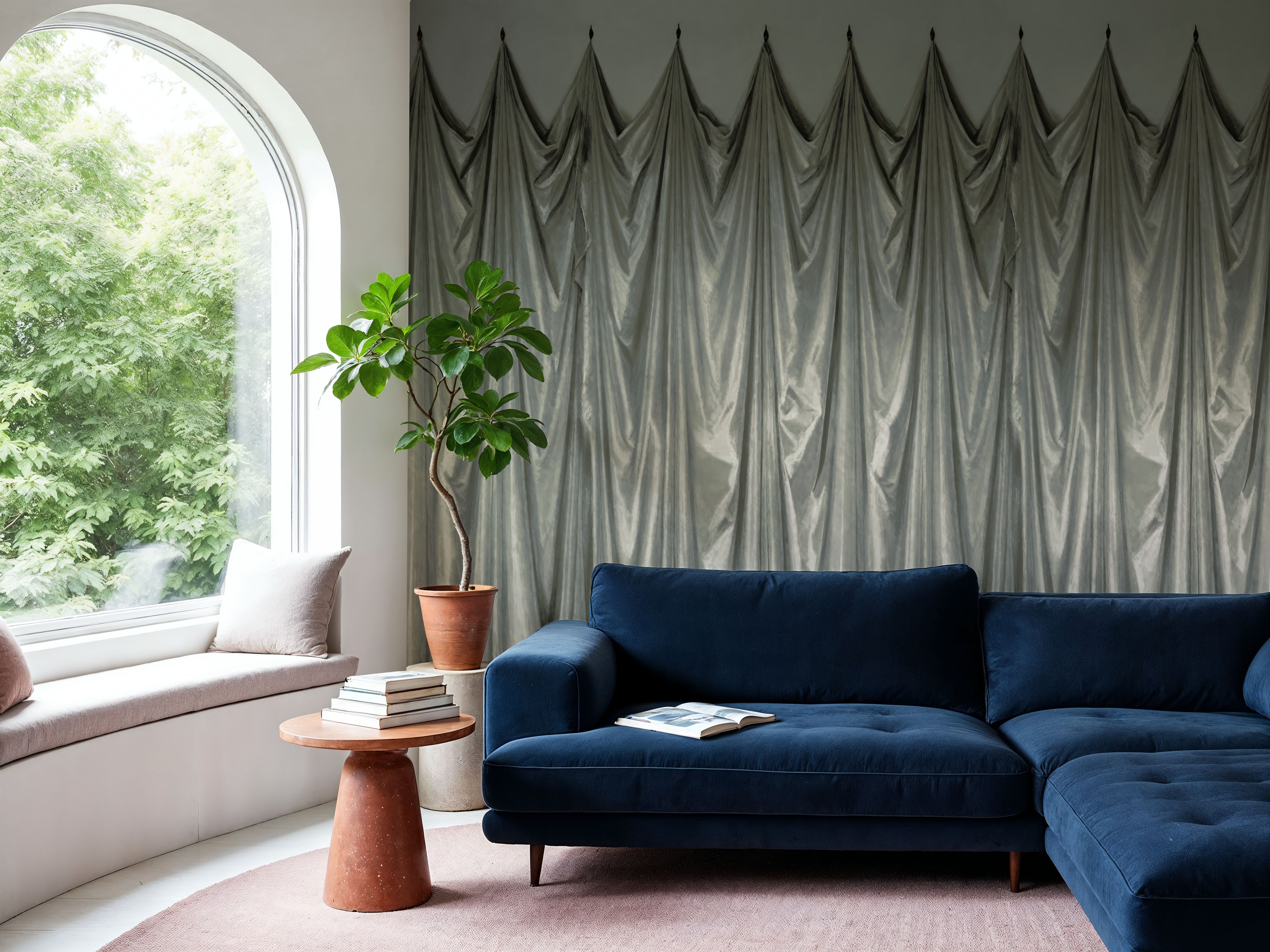 Medici Drapes, Sage