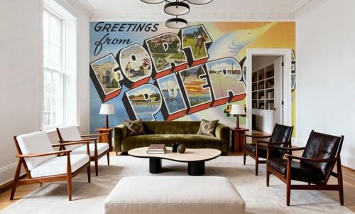 Greetings from Fort Pierce - Screenprint Postcard