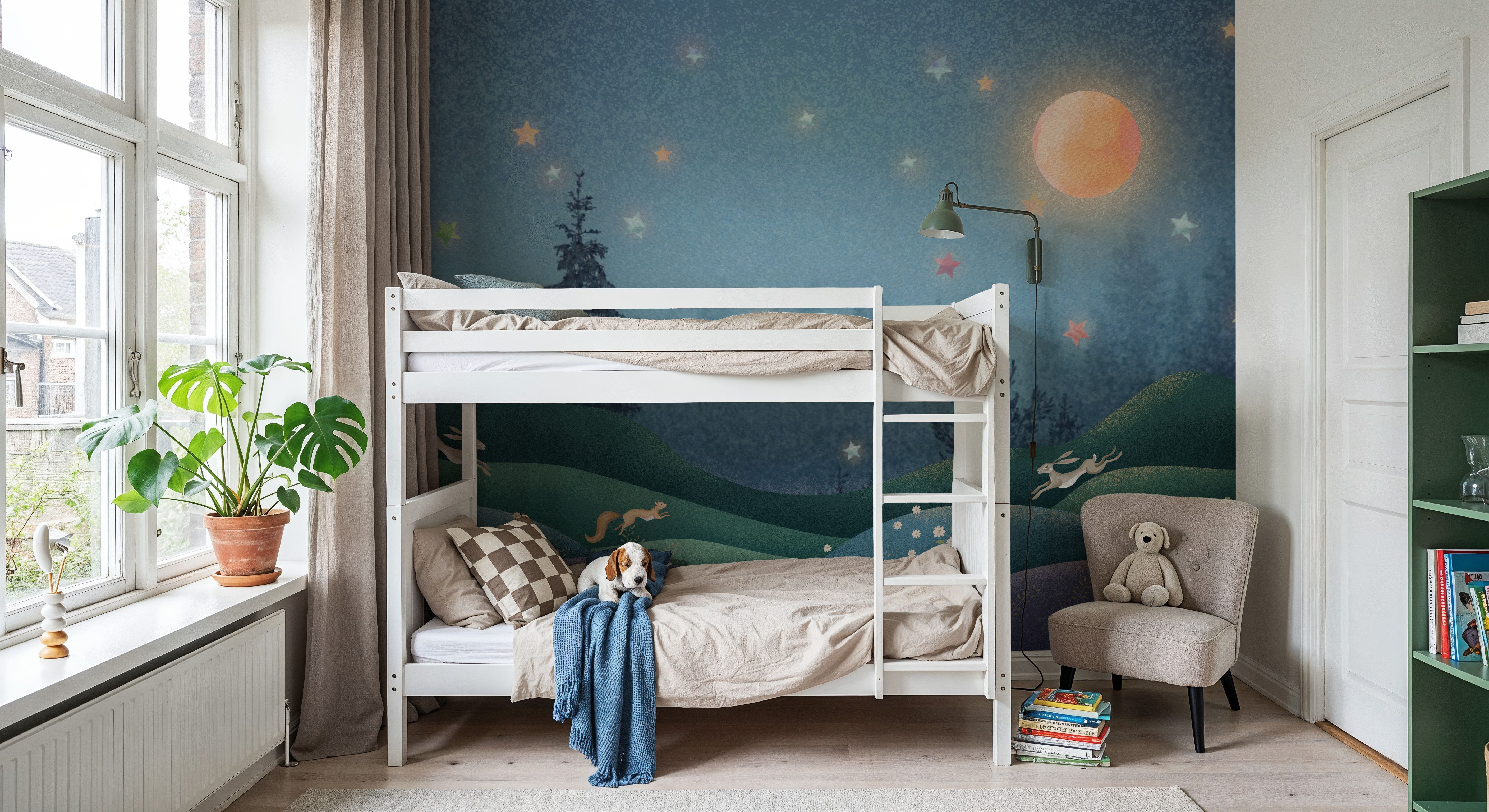 Magic Meadow at Dusk, Tapet