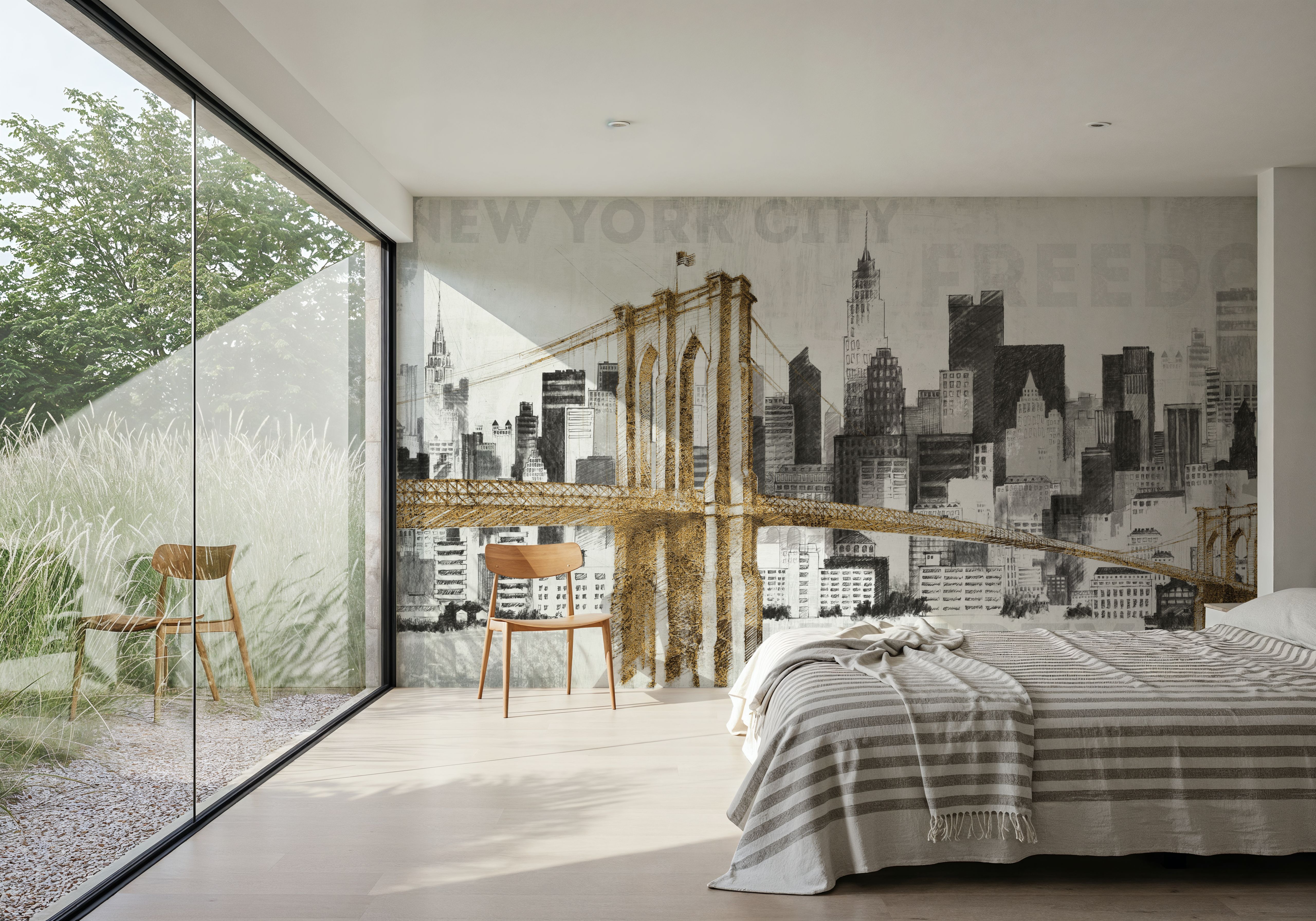 New York Skyline I, Carte da parati