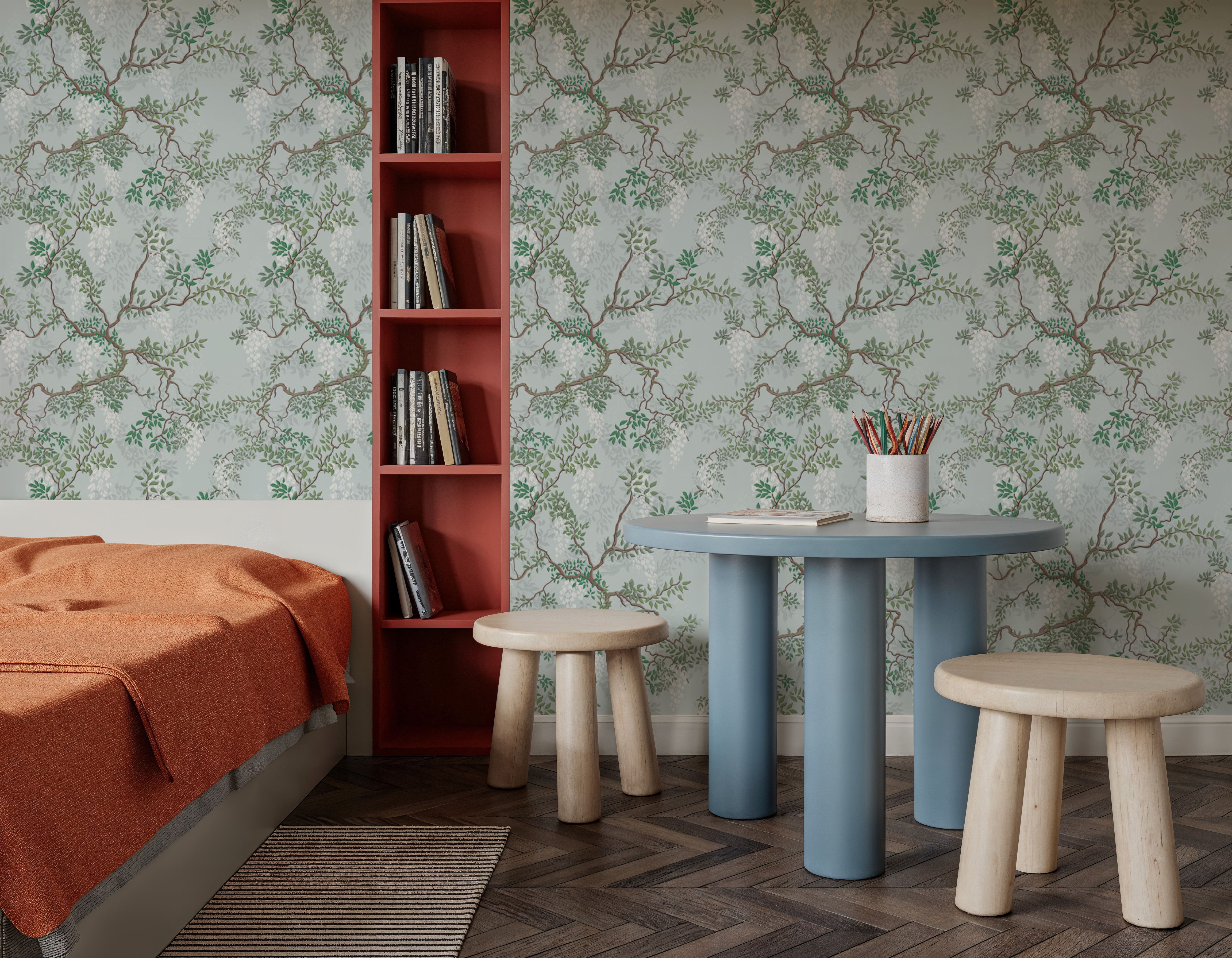 Climbing Wisteria, Sky