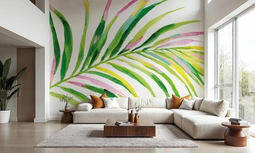 Colorful Tropical Leaf II