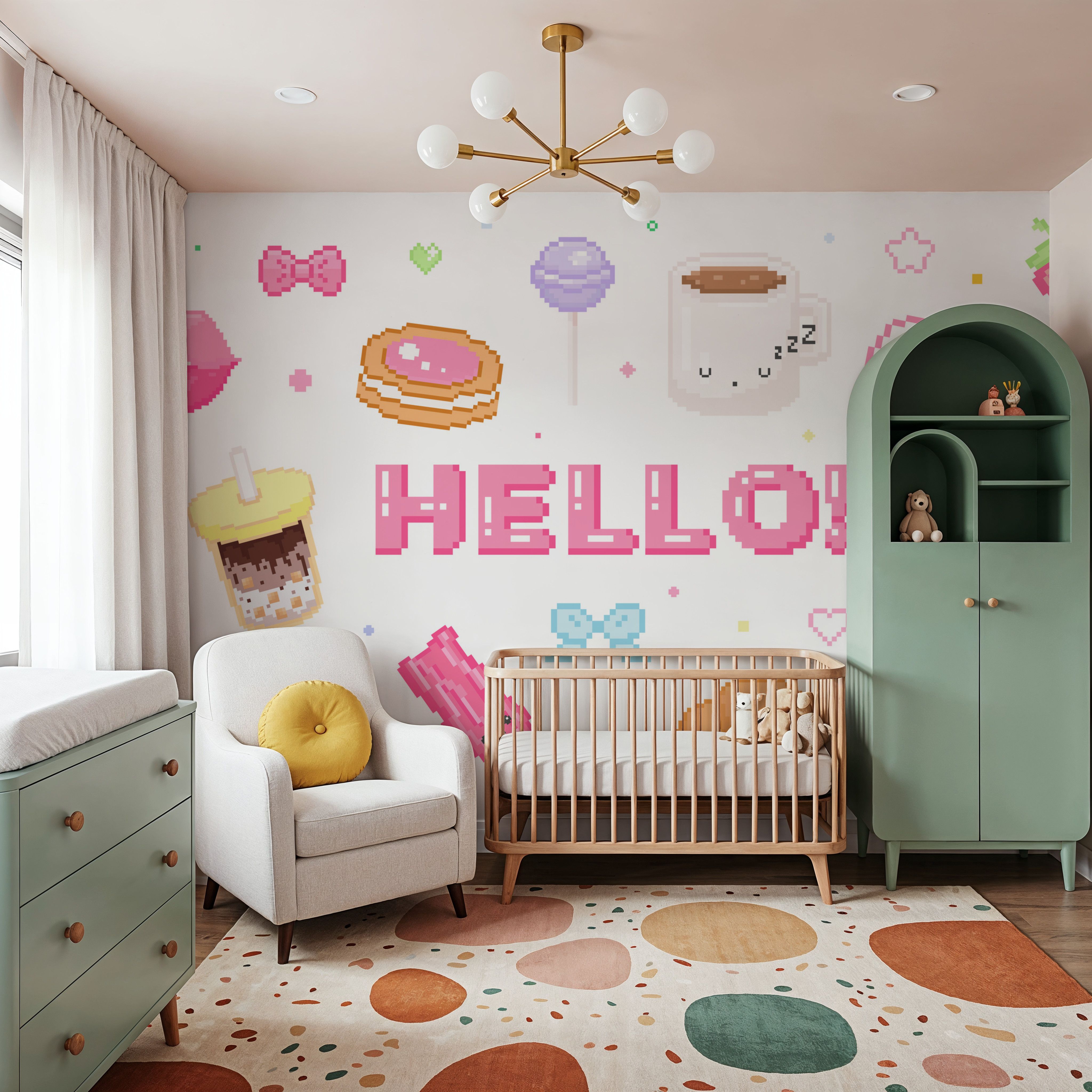 Cute Pixel Hello Light