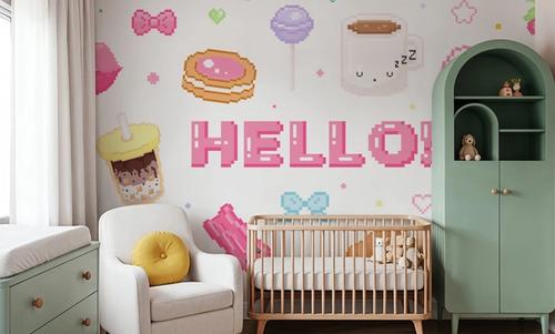Cute Pixel Hello Light