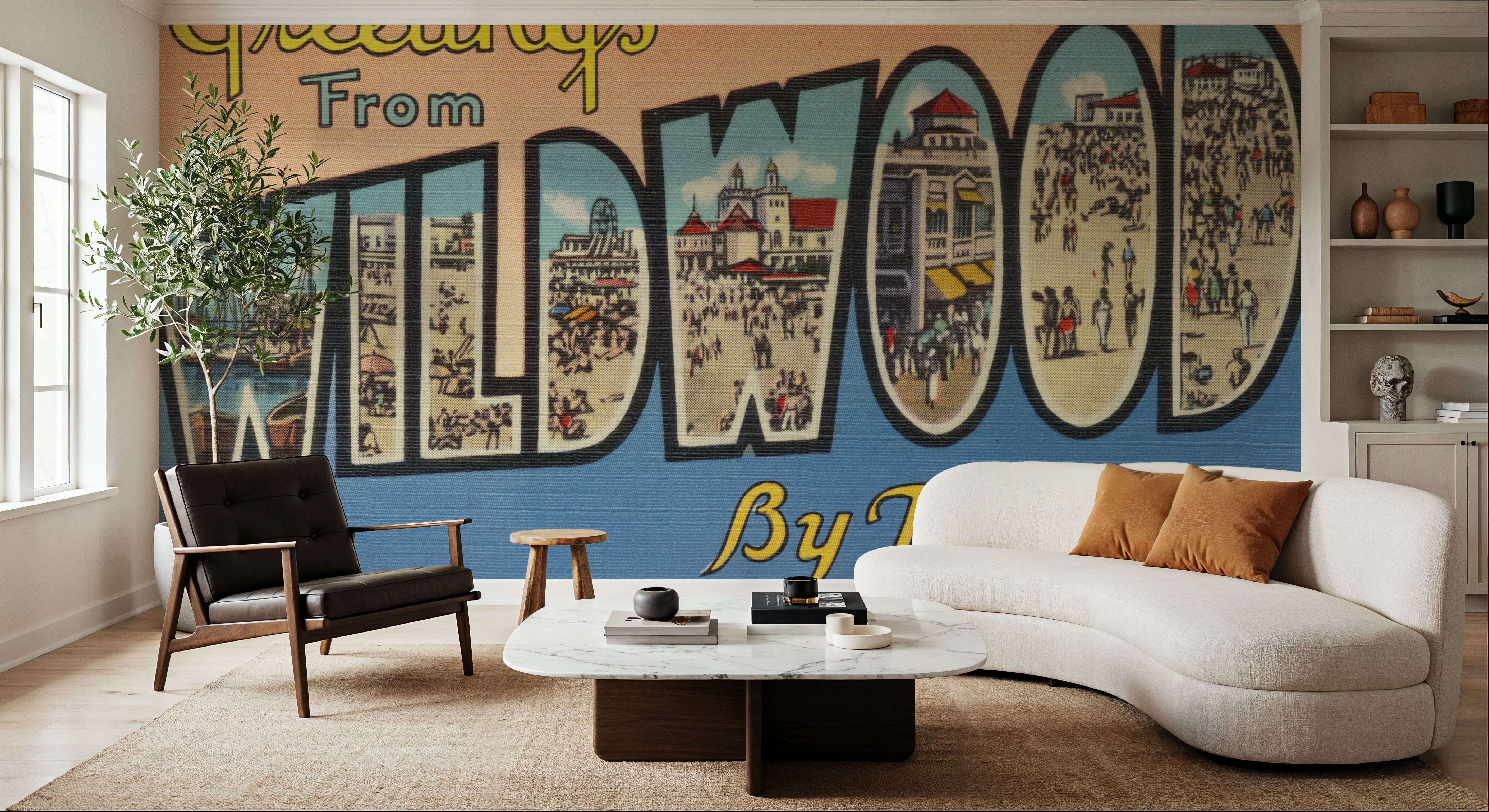 Greetings from Wildwood - Screenprint Postcard