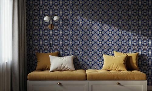 Nara Indigo And Peach