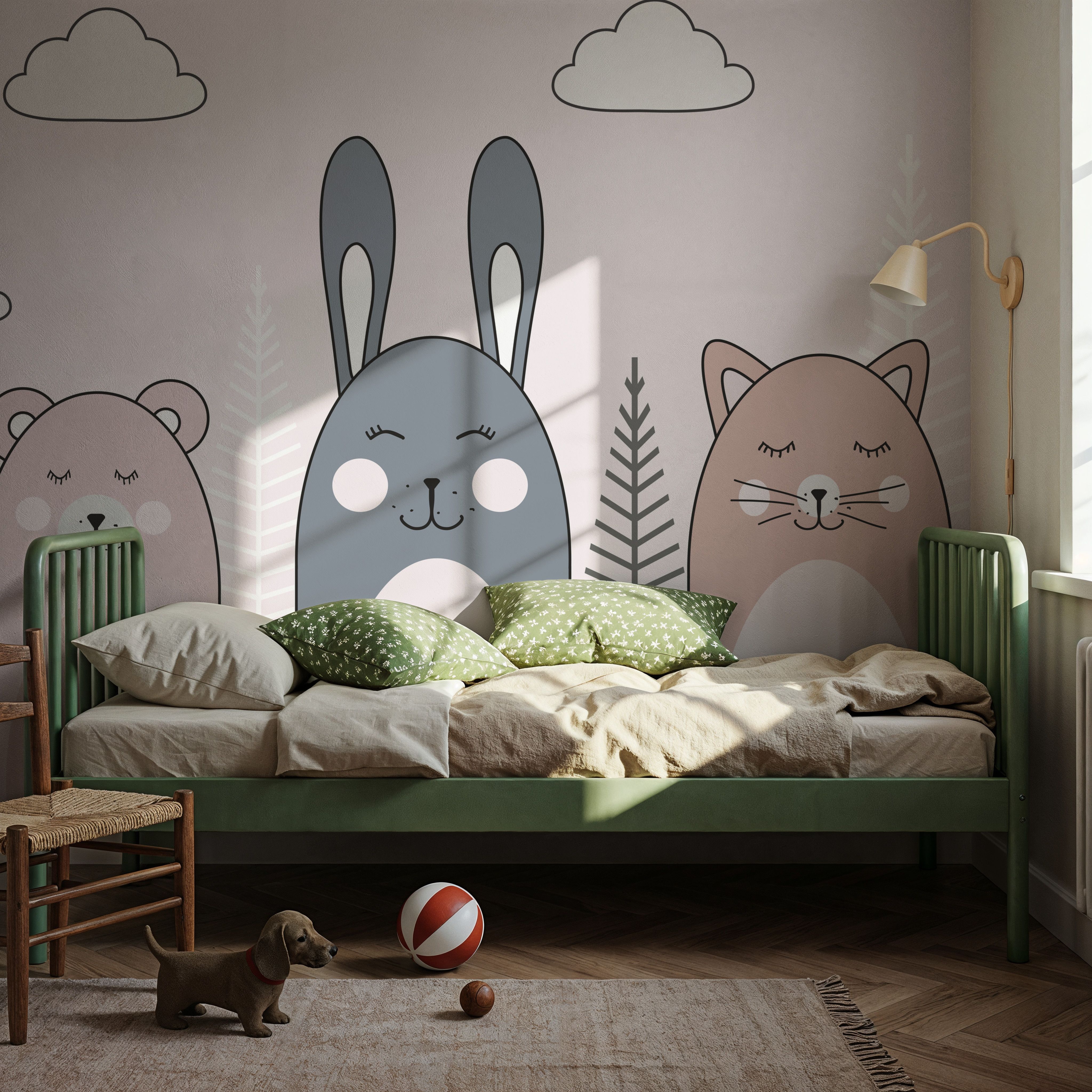 Sleeping Bunny Pink