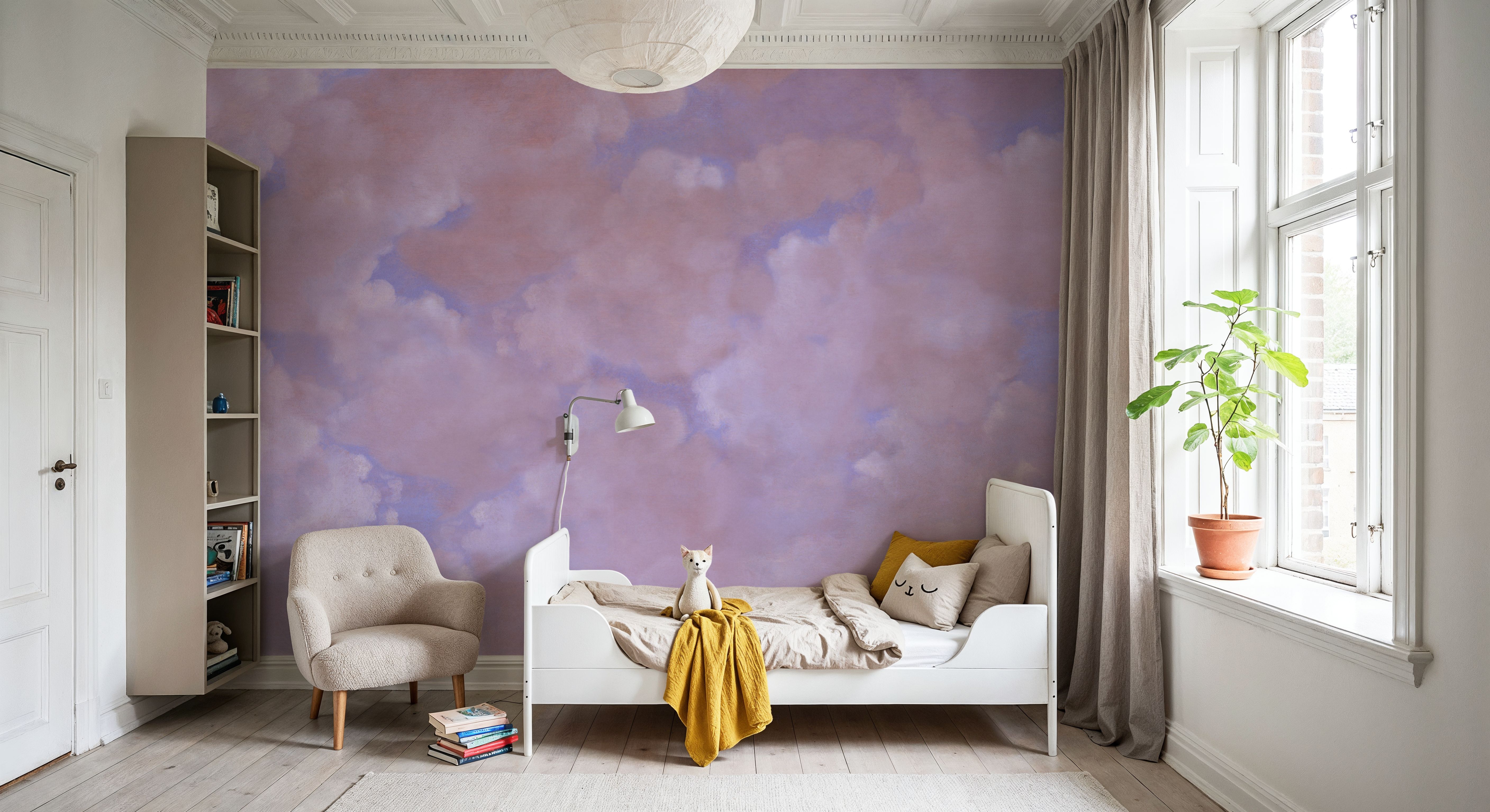 Painted Dreamy Clouds, Aura Indigo