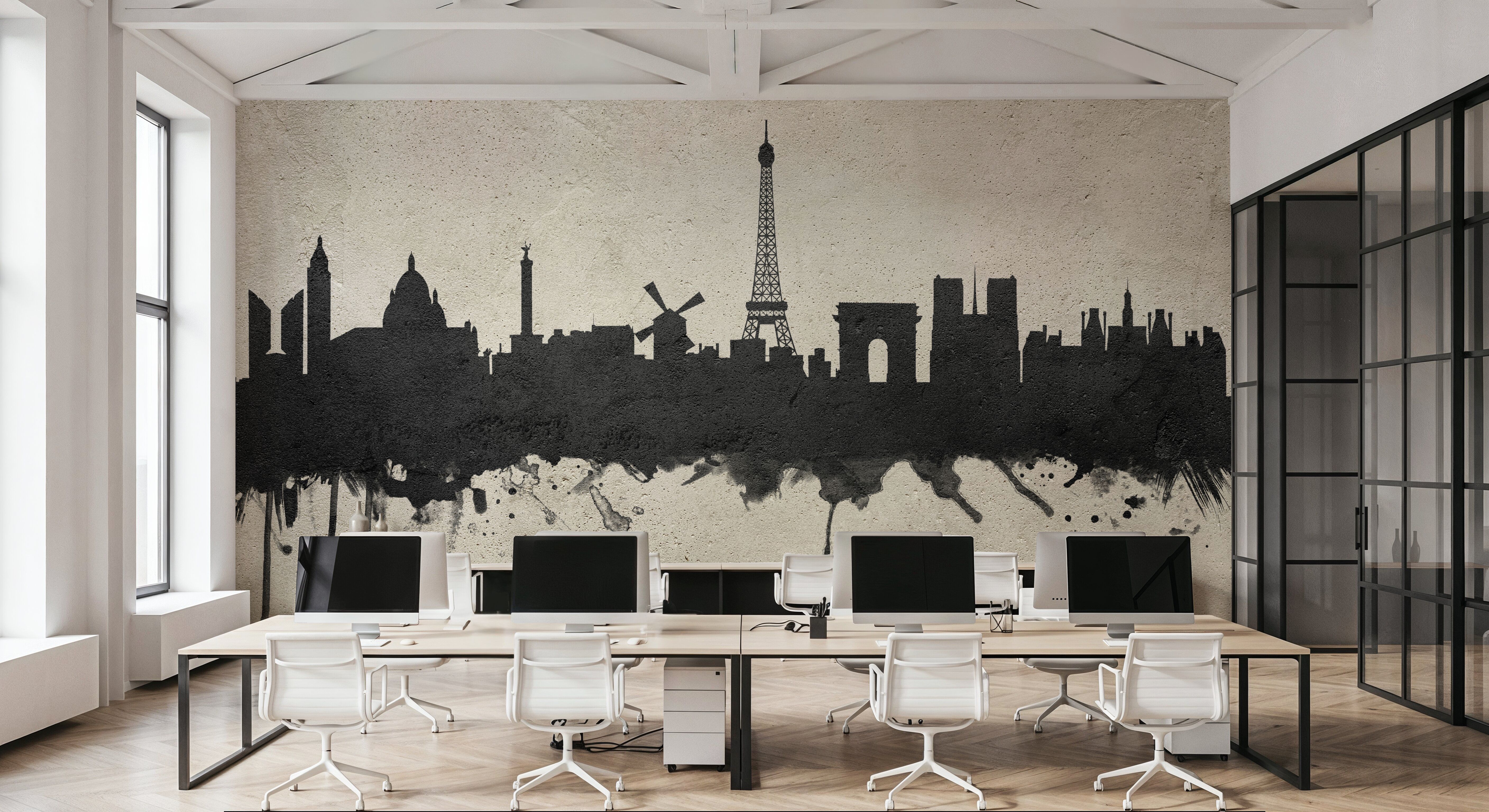 Paris Skyline Concrete