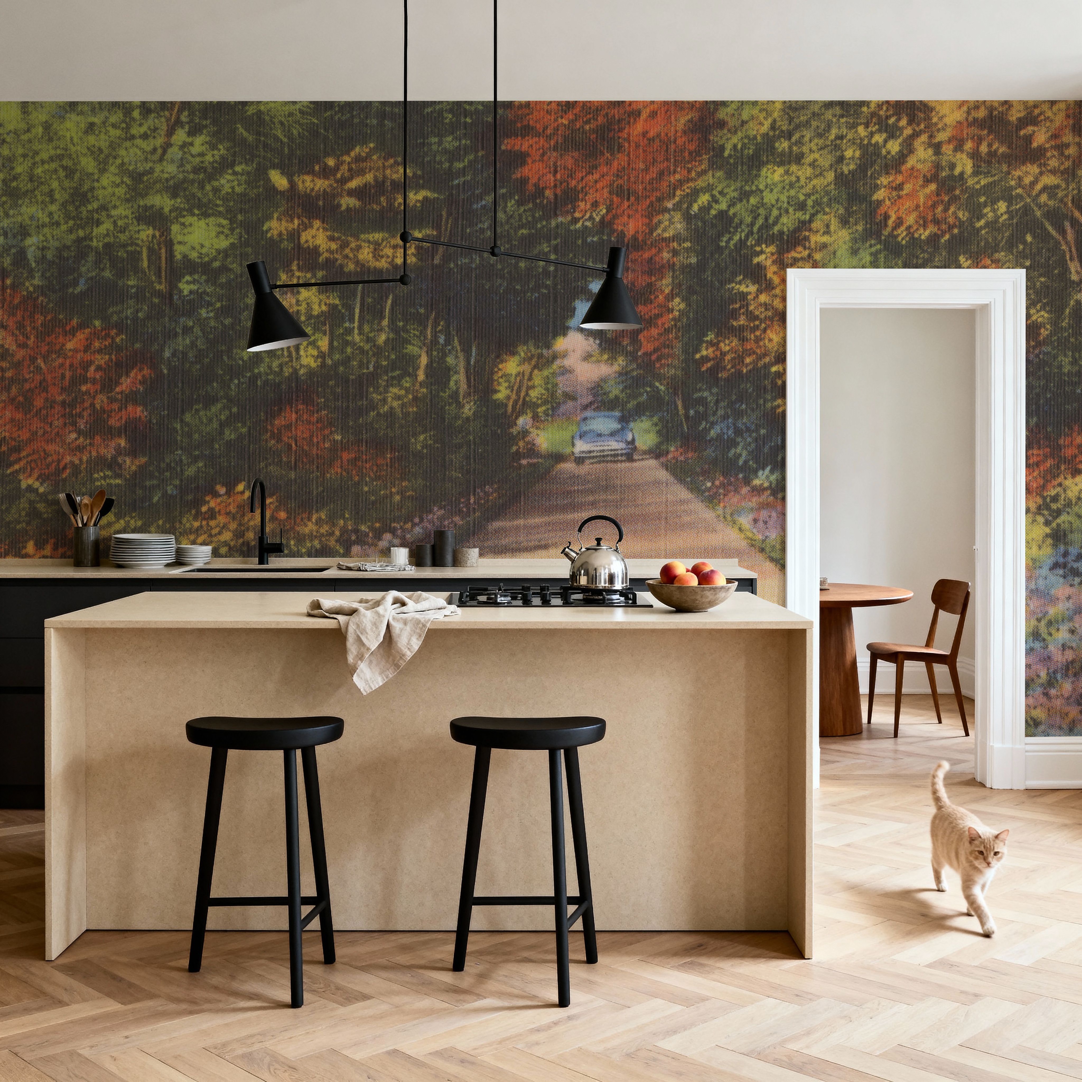 Colors Everywhere - Screenprint Postcard