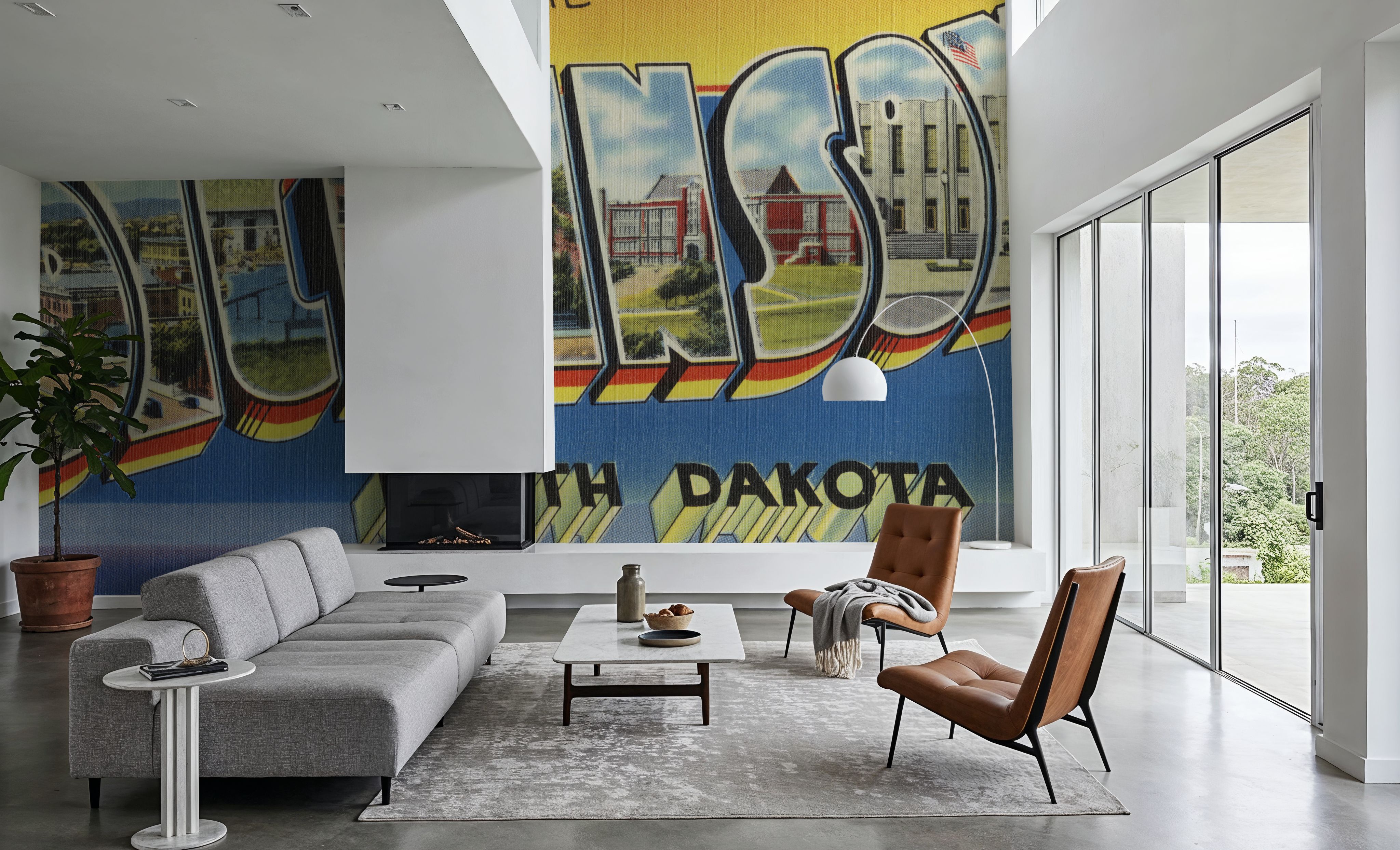 Greetings from Dickinson - Screenprint Postcard